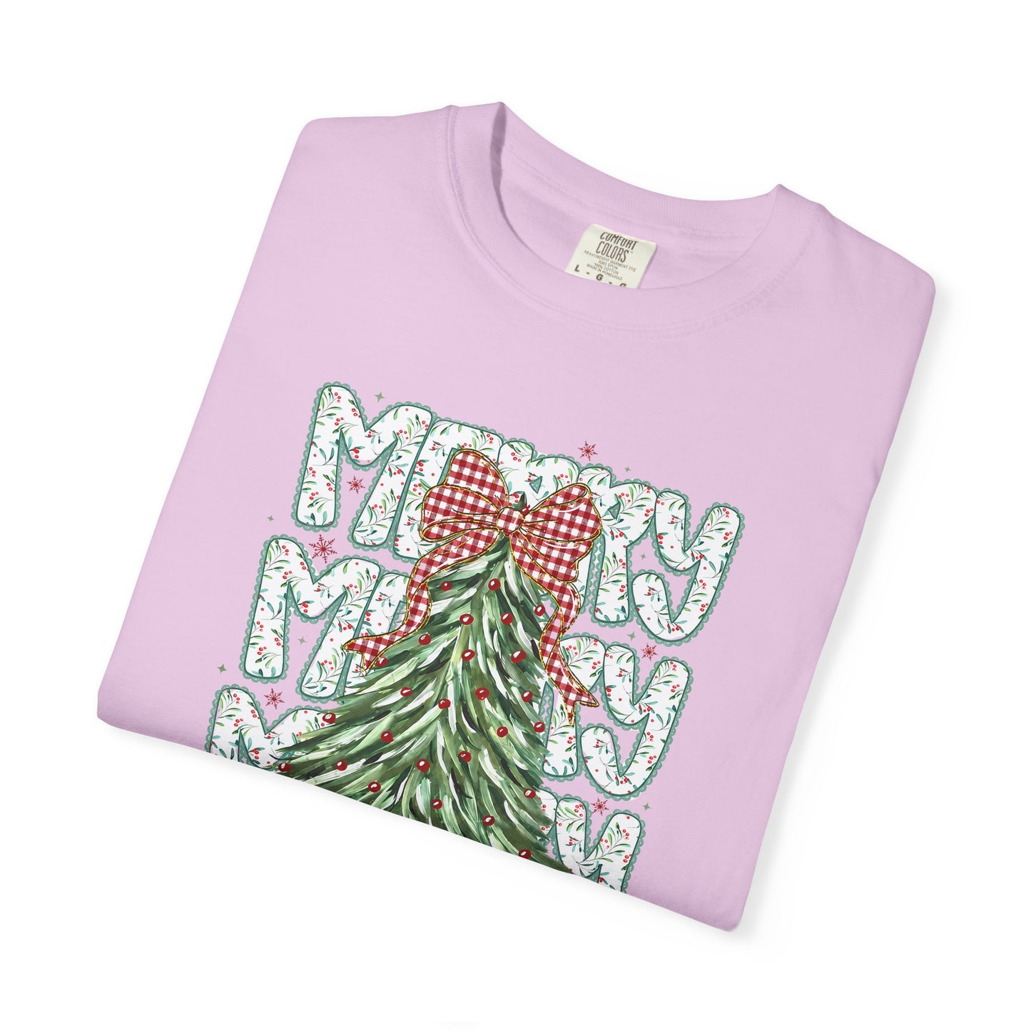 Christmas Tree Graphic T-Shirt — Merry & Bright Holiday Tee