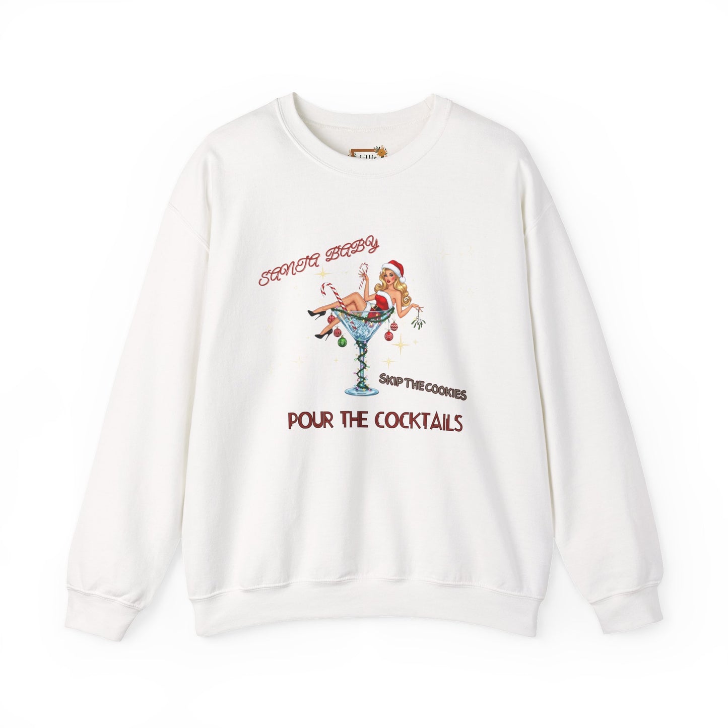 Santa Baby Cocktail Sweatshirt