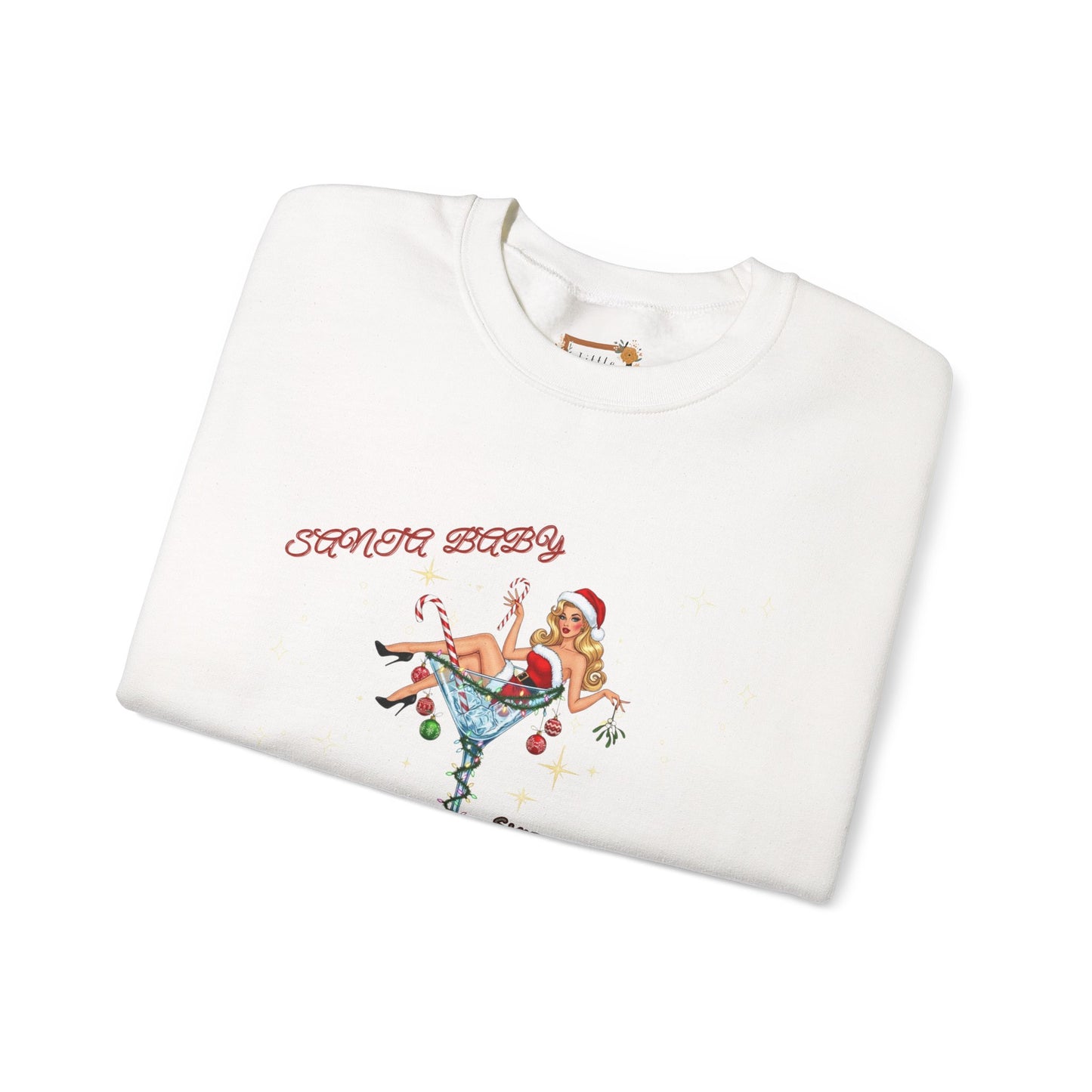 Santa Baby Cocktail Sweatshirt