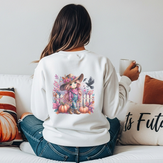 Girly Scarecrow Crewneck Sweatshirt