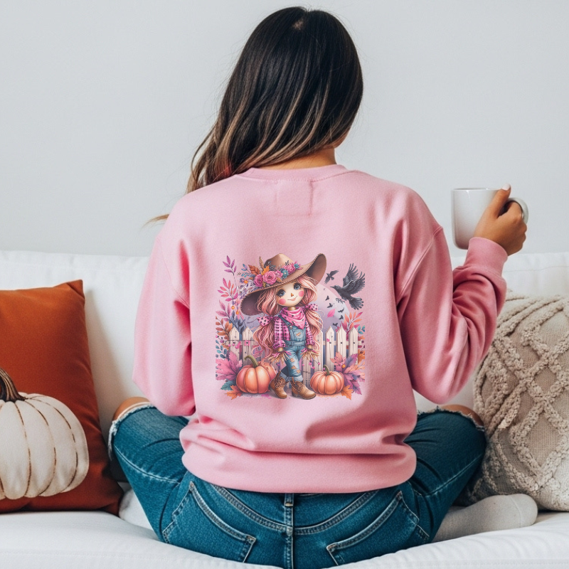 Girly Scarecrow Crewneck Sweatshirt