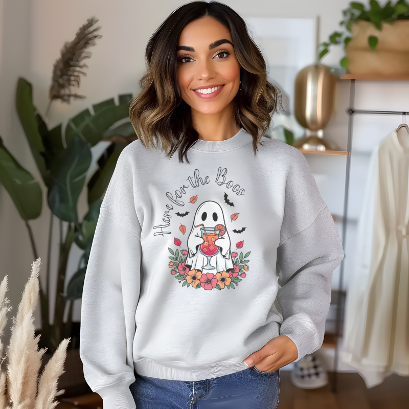 Here for the Bees Ghost Crewneck Sweatshirt, Halloween Sweatshirt, Unisex Fall Apparel, Spooky Season Clothing, Bee Lover Gift, [...]