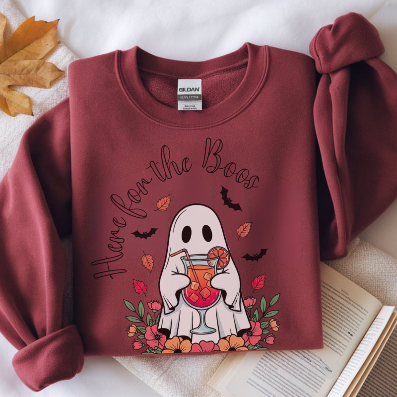 Here for the Bees Ghost Crewneck Sweatshirt, Halloween Sweatshirt, Unisex Fall Apparel, Spooky Season Clothing, Bee Lover Gift, [...]