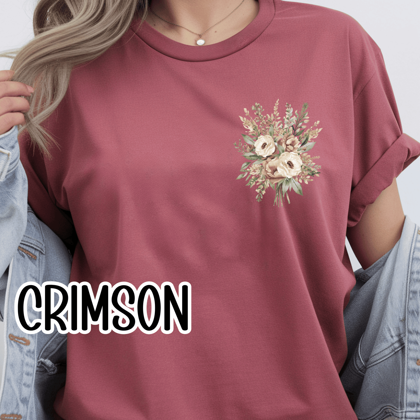 Psalm 4:8 Safety Scripture Comfort Colors Tee • In Peace I Will Lie Down Floral Graphic Artwork • Neutral Christian Bible Verse Tshirt