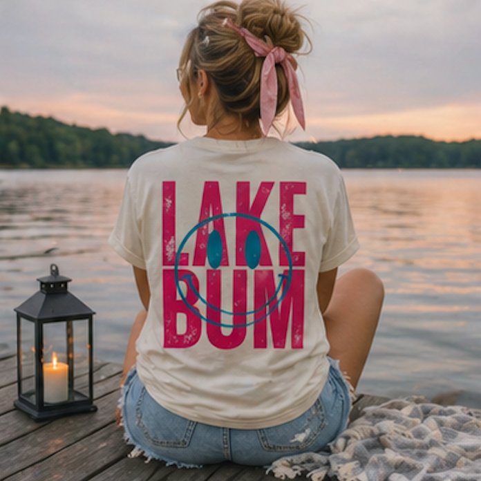 Lake Bum Sweatshirt • Summer Lake Crewneck • Lake Life Mom Sweatshirt • Beach Vacation Pullover • Coastal Crewneck