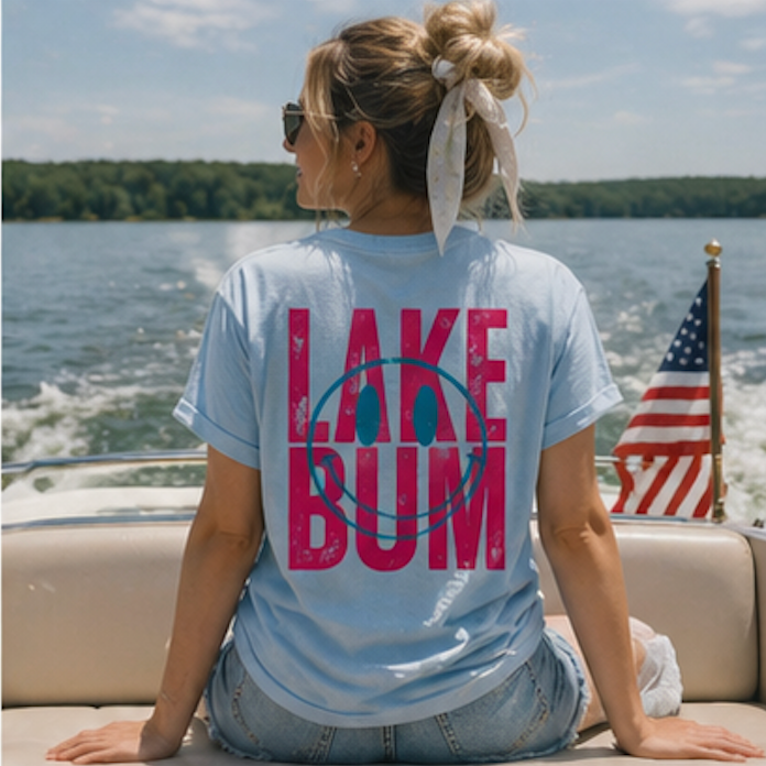 Lake Bum Sweatshirt • Summer Lake Crewneck • Lake Life Mom Sweatshirt • Beach Vacation Pullover • Coastal Crewneck