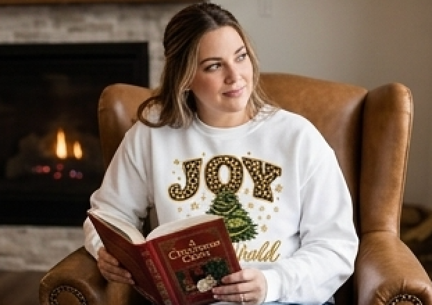 Copy of Merry Christmas T-Shirt — Festive Holiday Graphic Tee with Ornaments & Pinecones