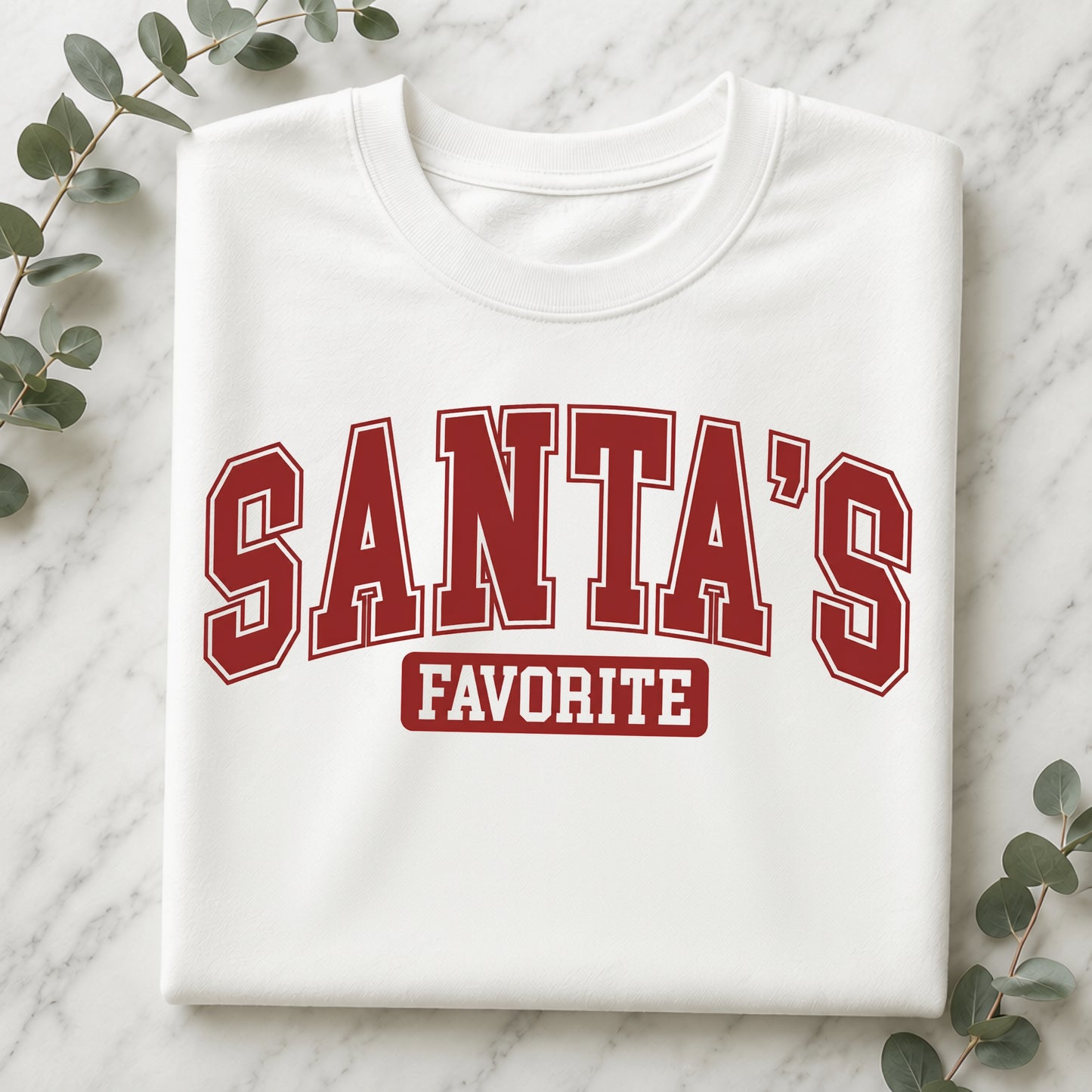 Santa's Favorite T-Shirt — Holiday Graphic Tee