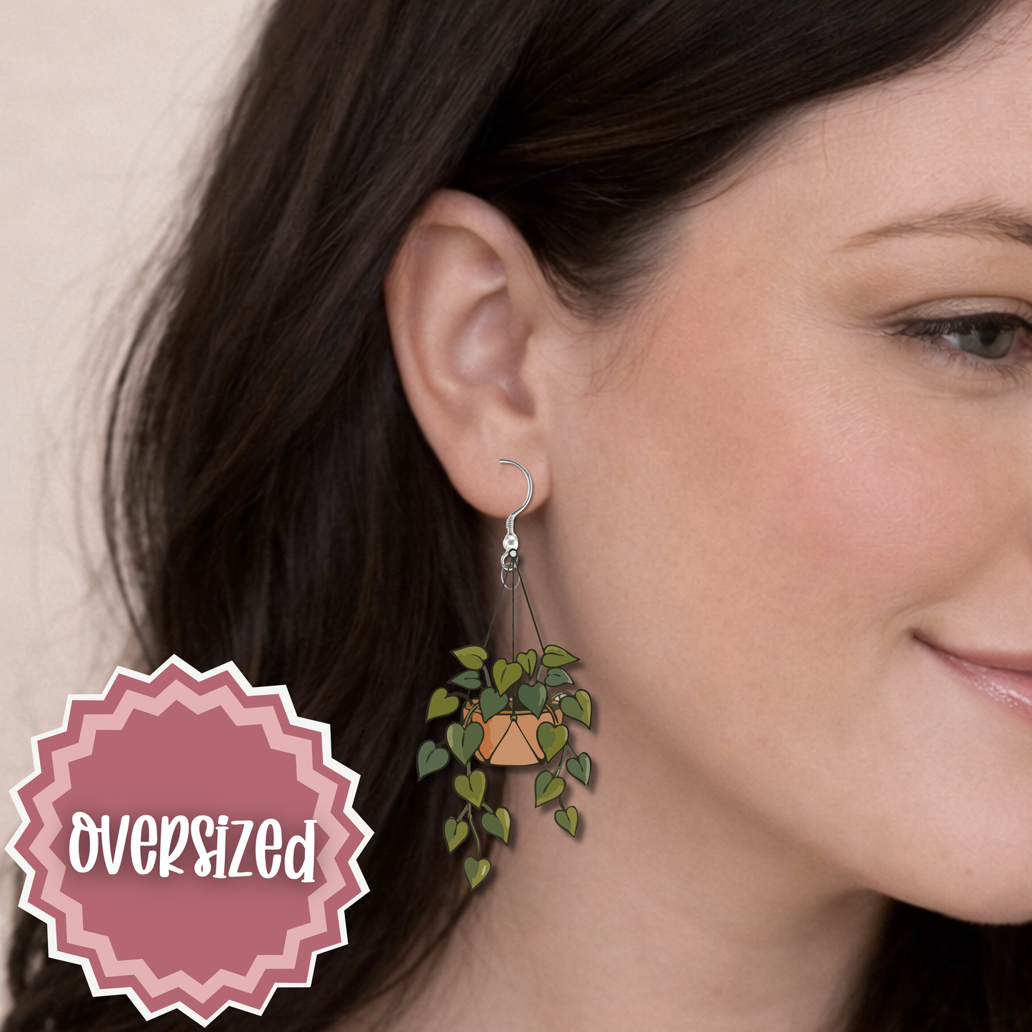 Hanging Potted Plant Earrings • Plant Mom Jewelry • Hypoallergenic • Pearl Drop, Studs & Dangles