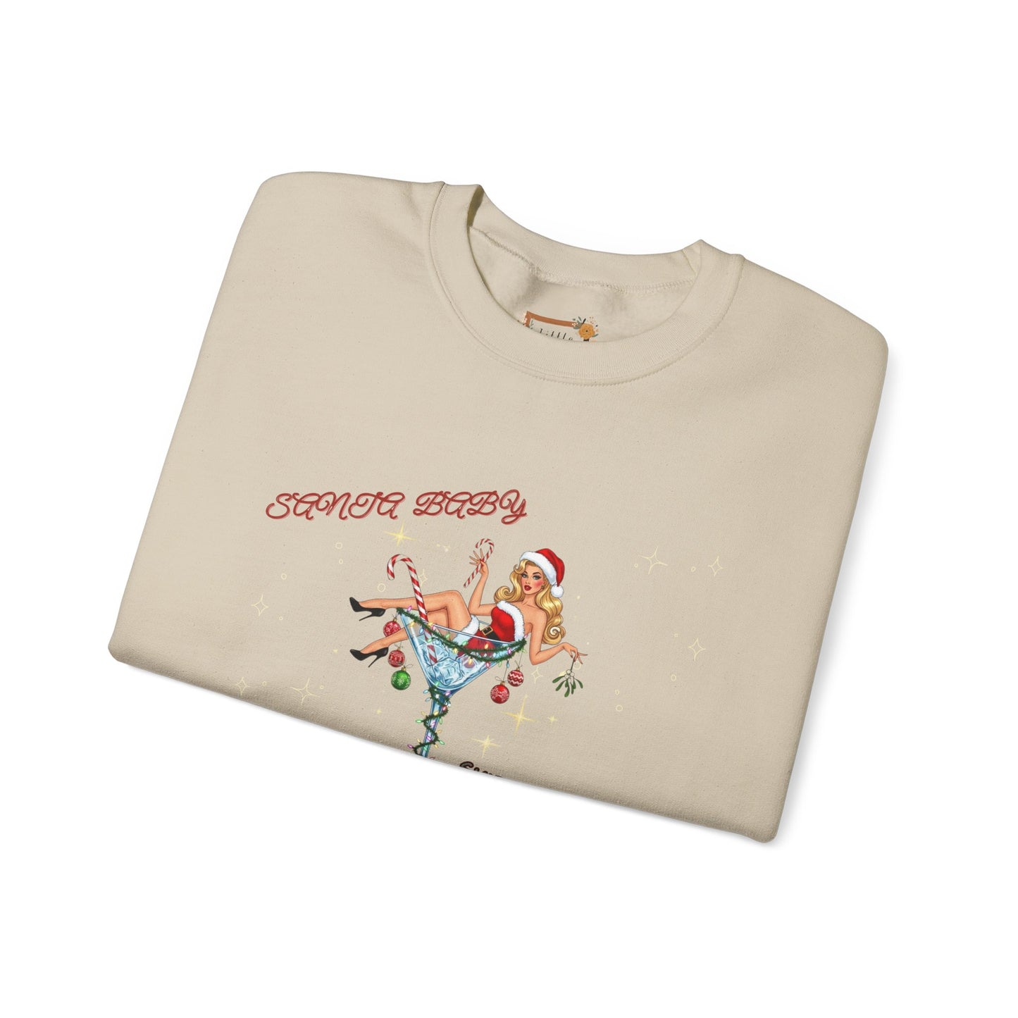 Santa Baby Cocktail Sweatshirt