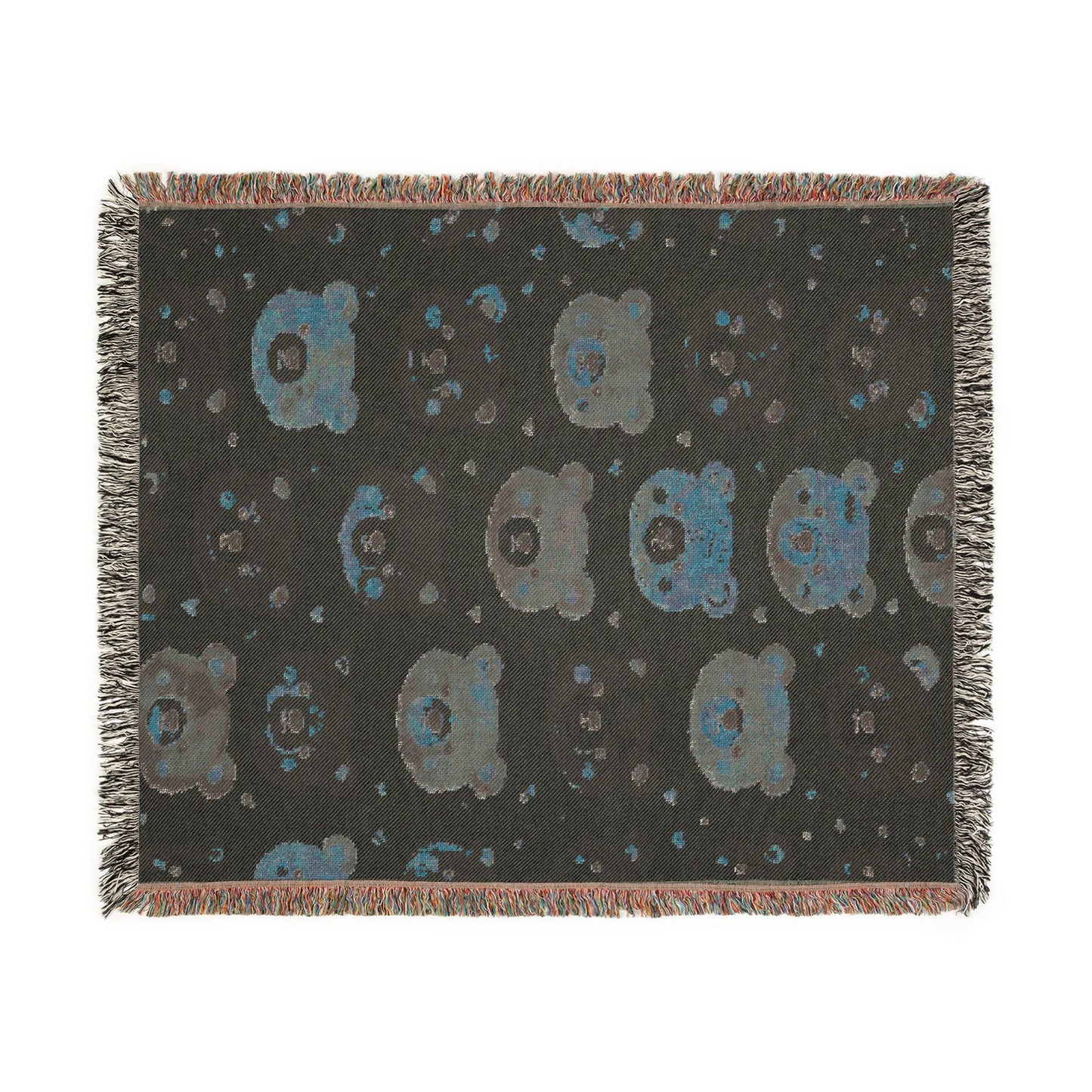 Teddy Bear Nursery Woven Blanket — Cute Bear Baby Throw