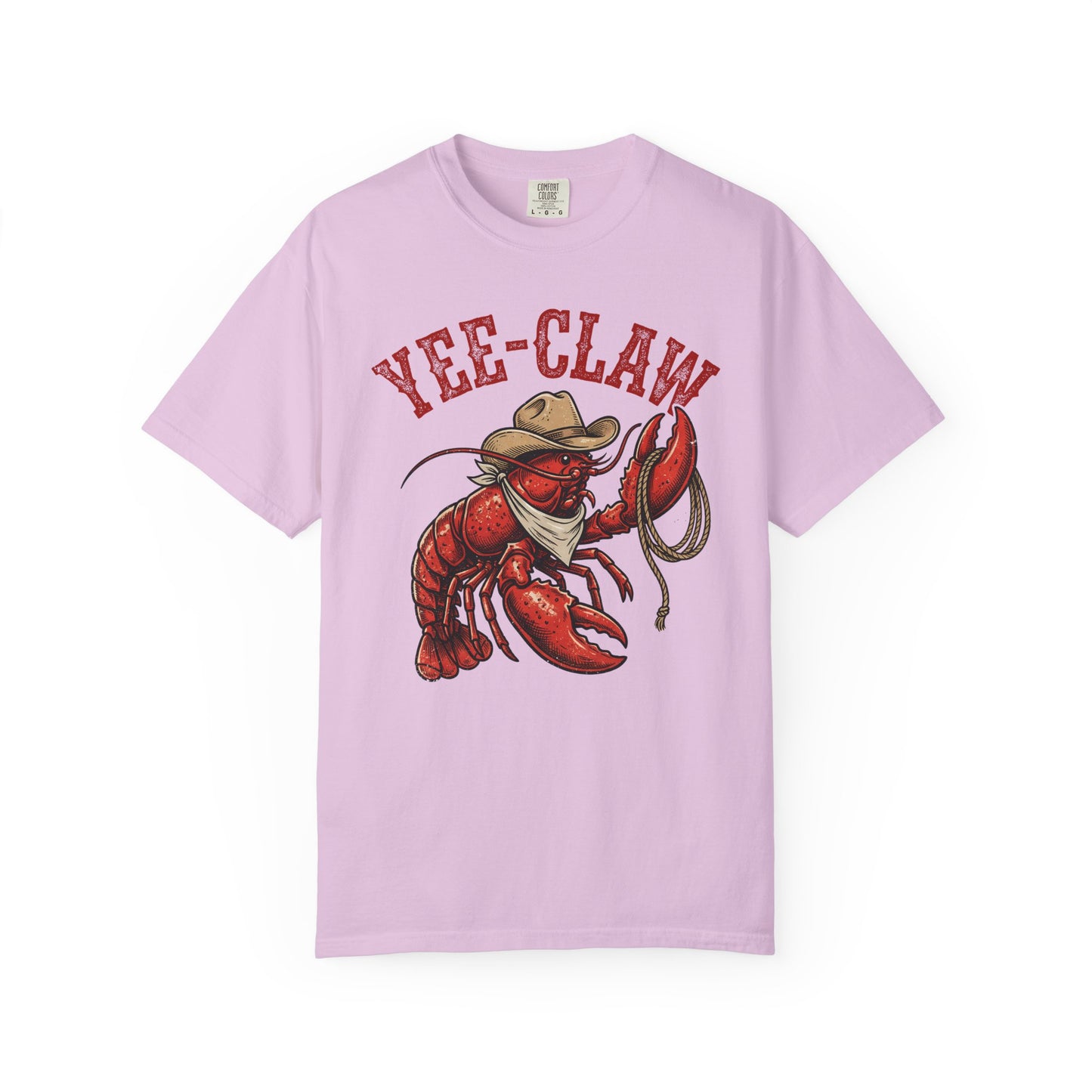Yee Claw Lobster T-Shirt • Funny Western Cowboy Tee • Country Humor Graphic Shirt