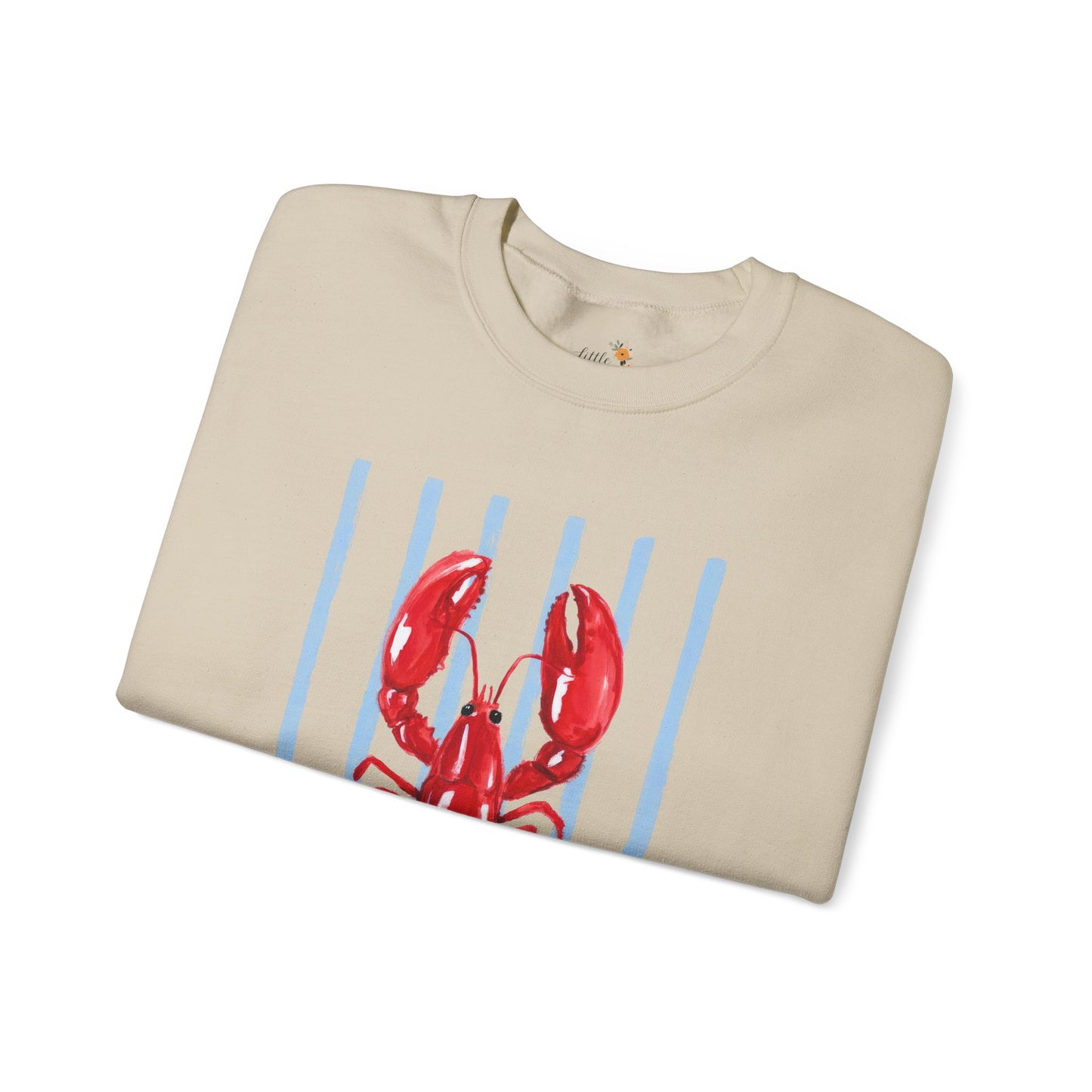 Coastal Lobster Sweatshirt • Beach Vacation Crewneck • Summer Coastal Graphic Sweatshirt • Nautical Pullover