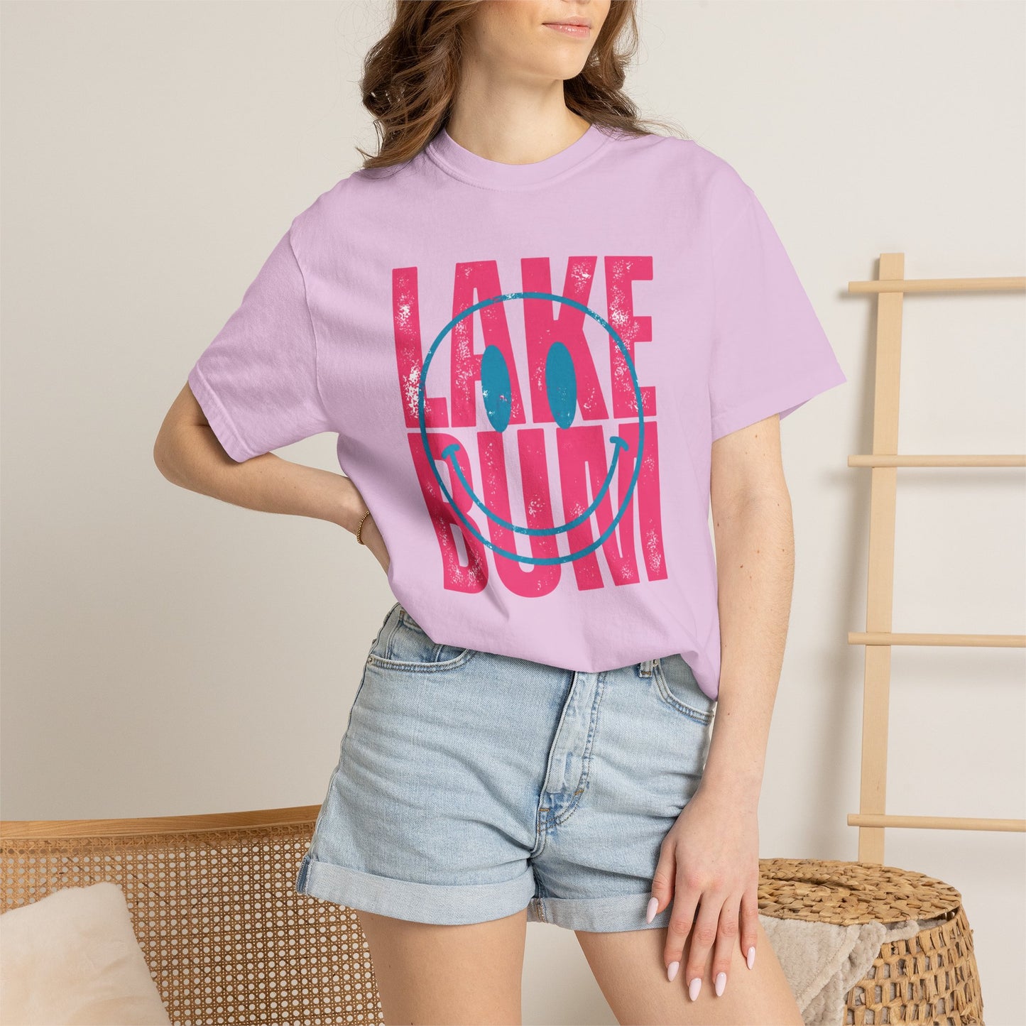 Lake Bum Graphic Tee • Summer Lake Shirt • Beach Vacation Mama Tee • Coastal Summer Outfit • Lake Life Shirt