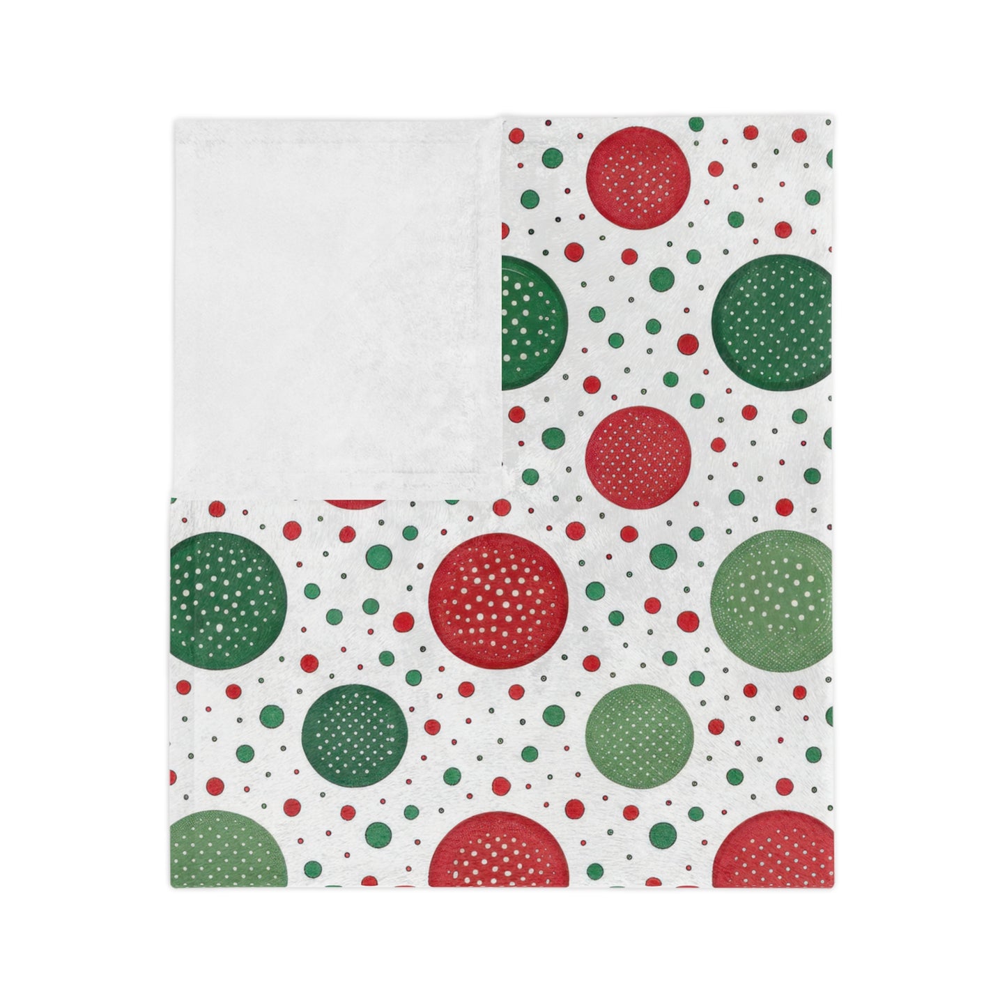 Holiday Polka Dot Blanket