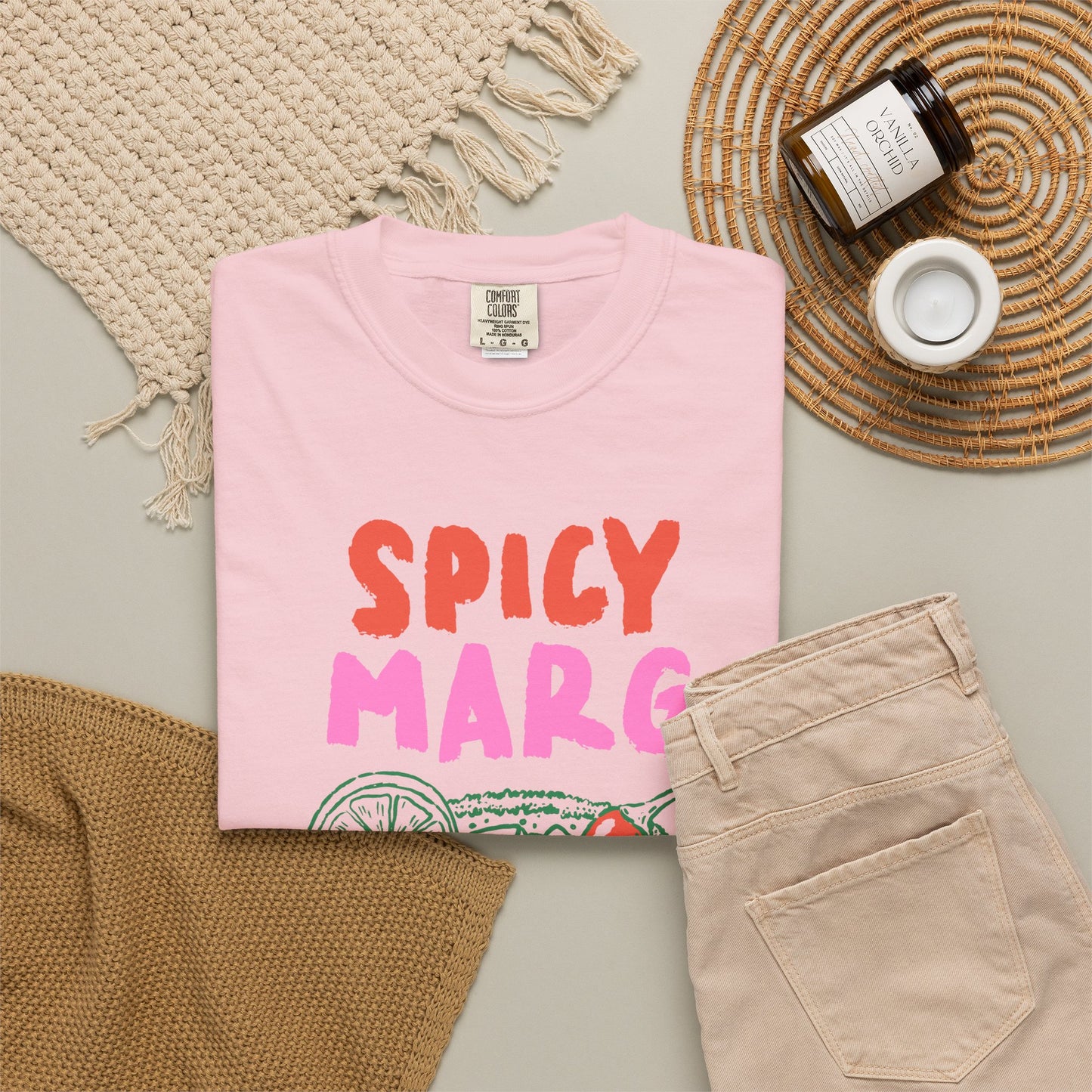 Spicy Marg Graphic Tee • Margarita Summer Shirt • Girls Night Beach Tee • Summer Vacation Outfit • Fiesta Shirt