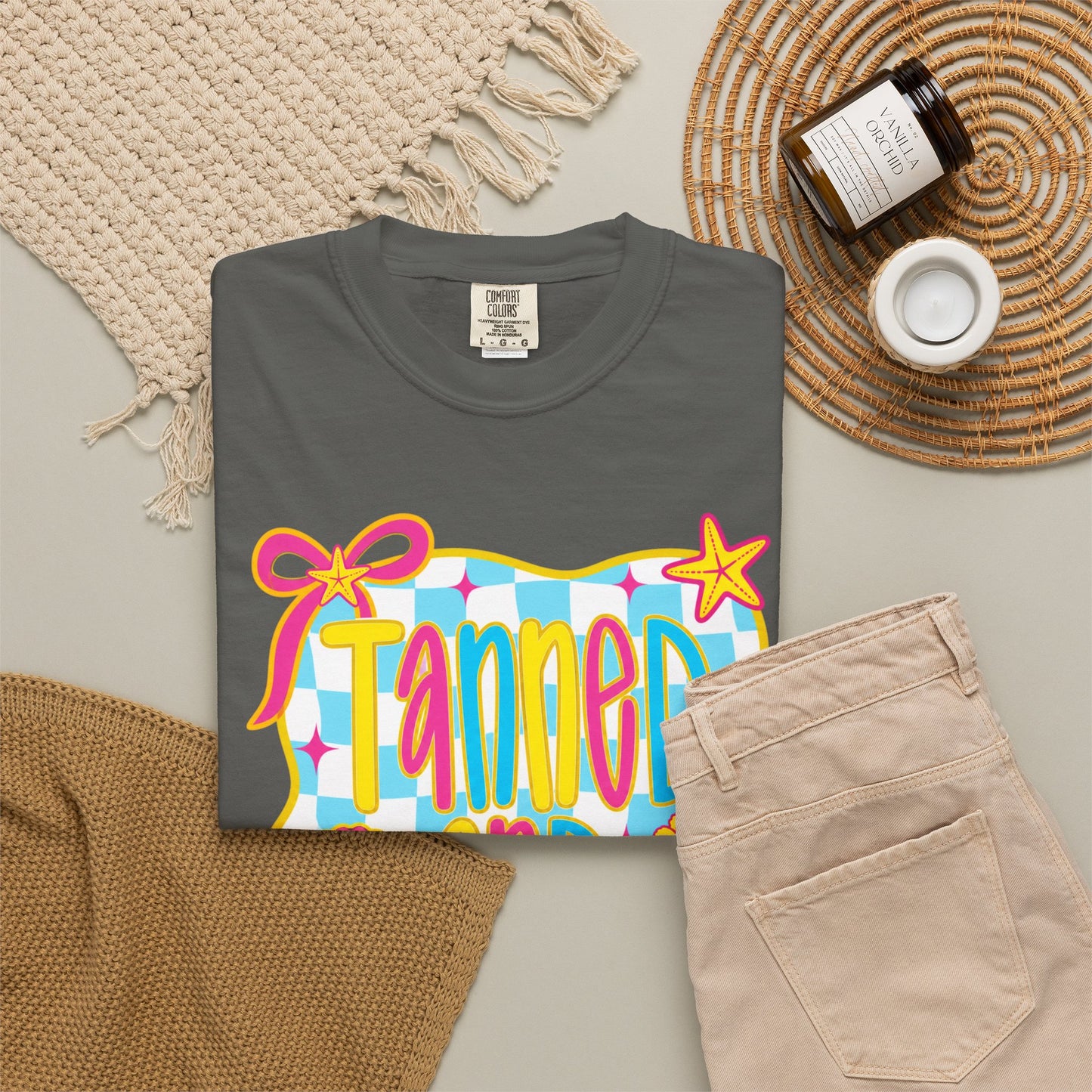 Tanned and Tipsy Shirt • Beach Vacation Graphic Tee • Summer Beach Girl Shirt • Tropical Summer Outfit