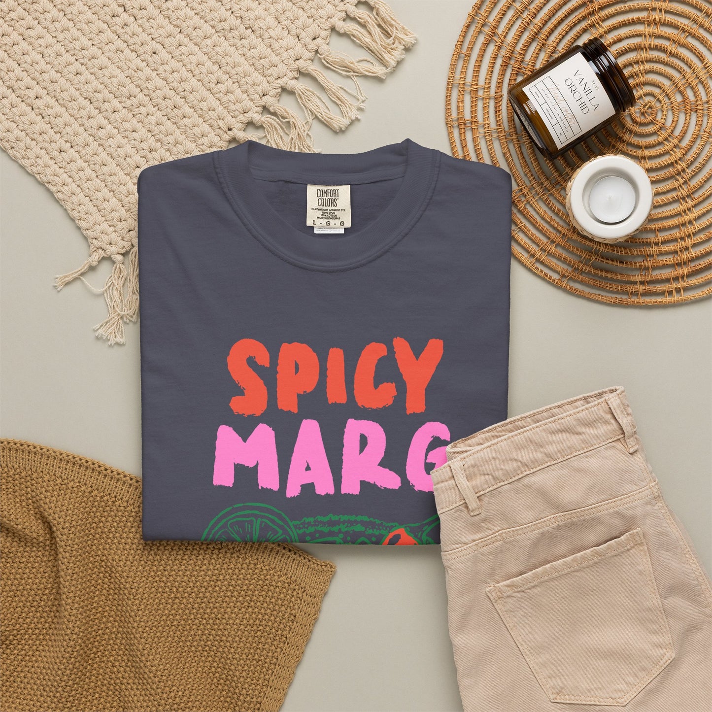 Spicy Marg Graphic Tee • Margarita Summer Shirt • Girls Night Beach Tee • Summer Vacation Outfit • Fiesta Shirt