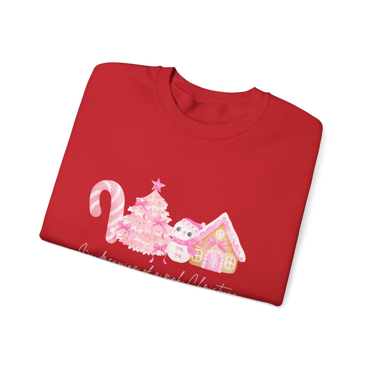 Pink Christmas Crewneck Sweatshirt