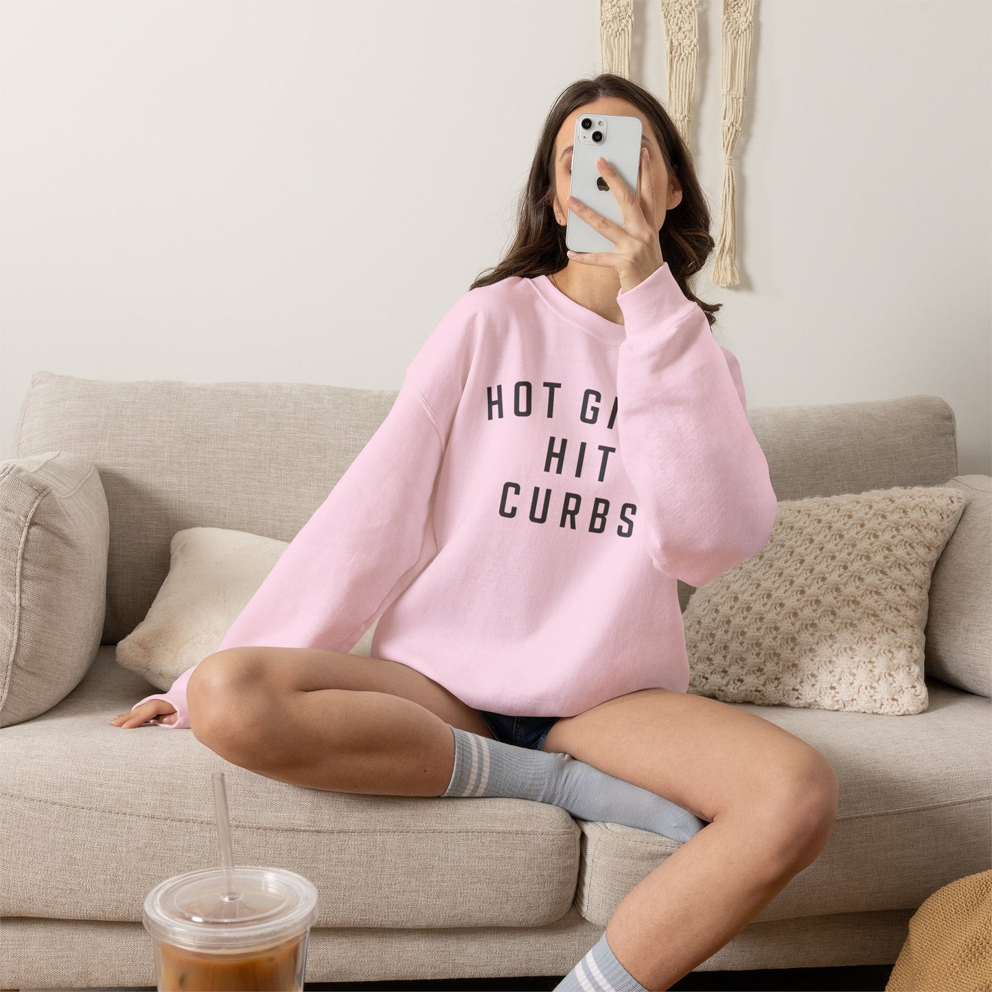 Hot Girls Hit Curbs Sweatshirt