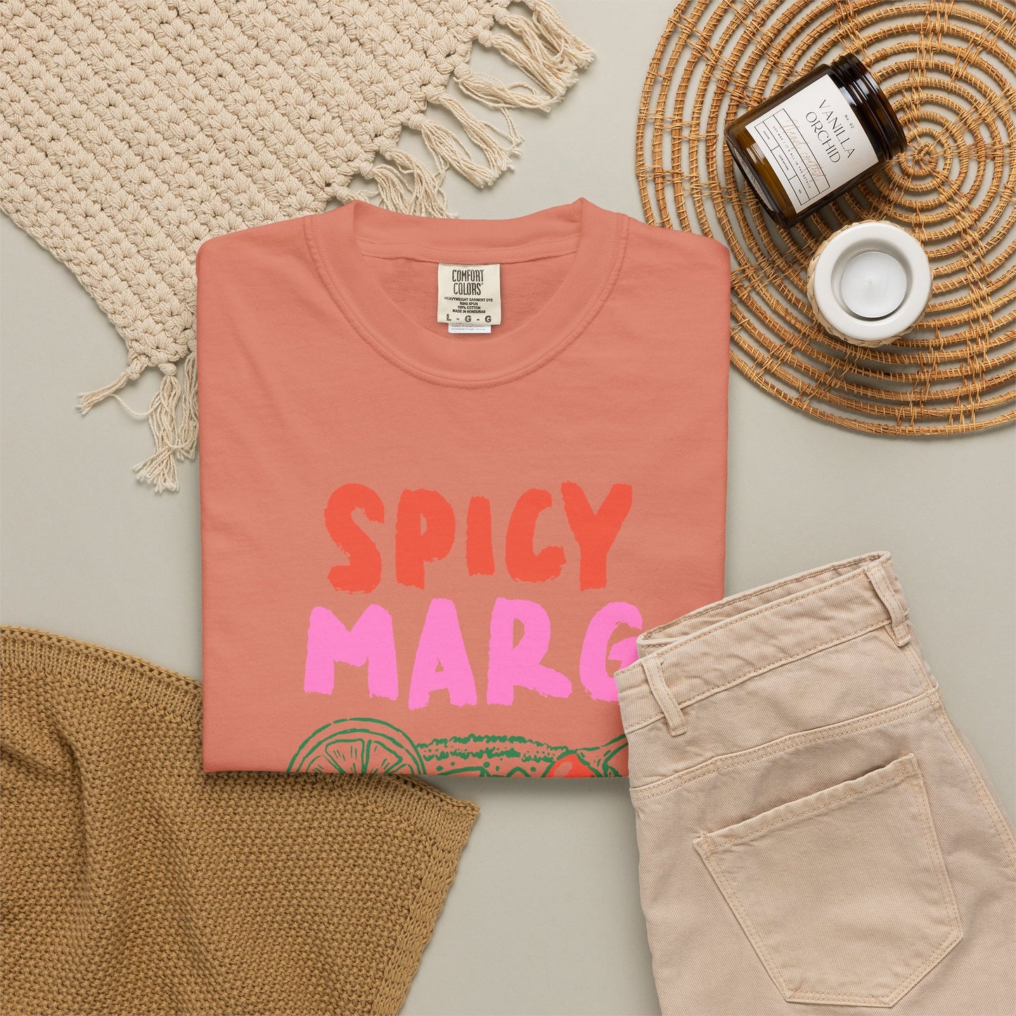Spicy Marg Graphic Tee • Margarita Summer Shirt • Girls Night Beach Tee • Summer Vacation Outfit • Fiesta Shirt