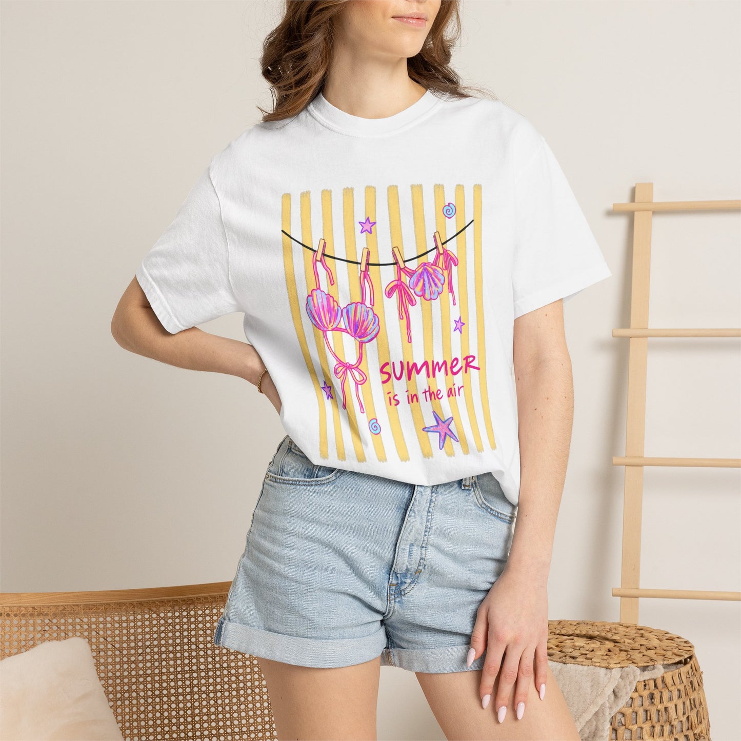 Summer Is In The Air Shirt • Beach Vacation Graphic Tee • Bikini Summer Shirt • Coastal Vacation Outfit