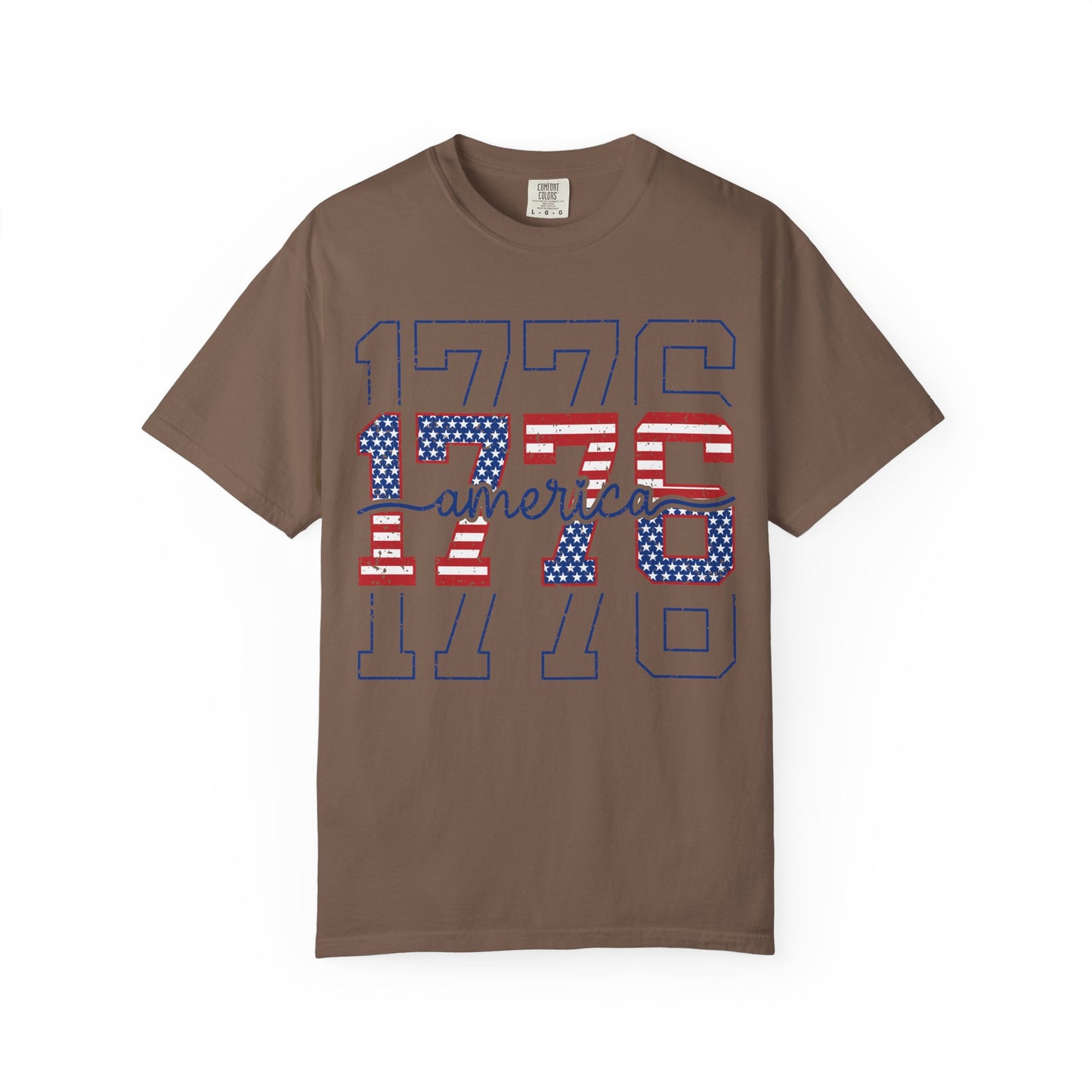 1776 Red White Blue Fourth of July T-Shirt • Vintage Patriotic Graphic Tee