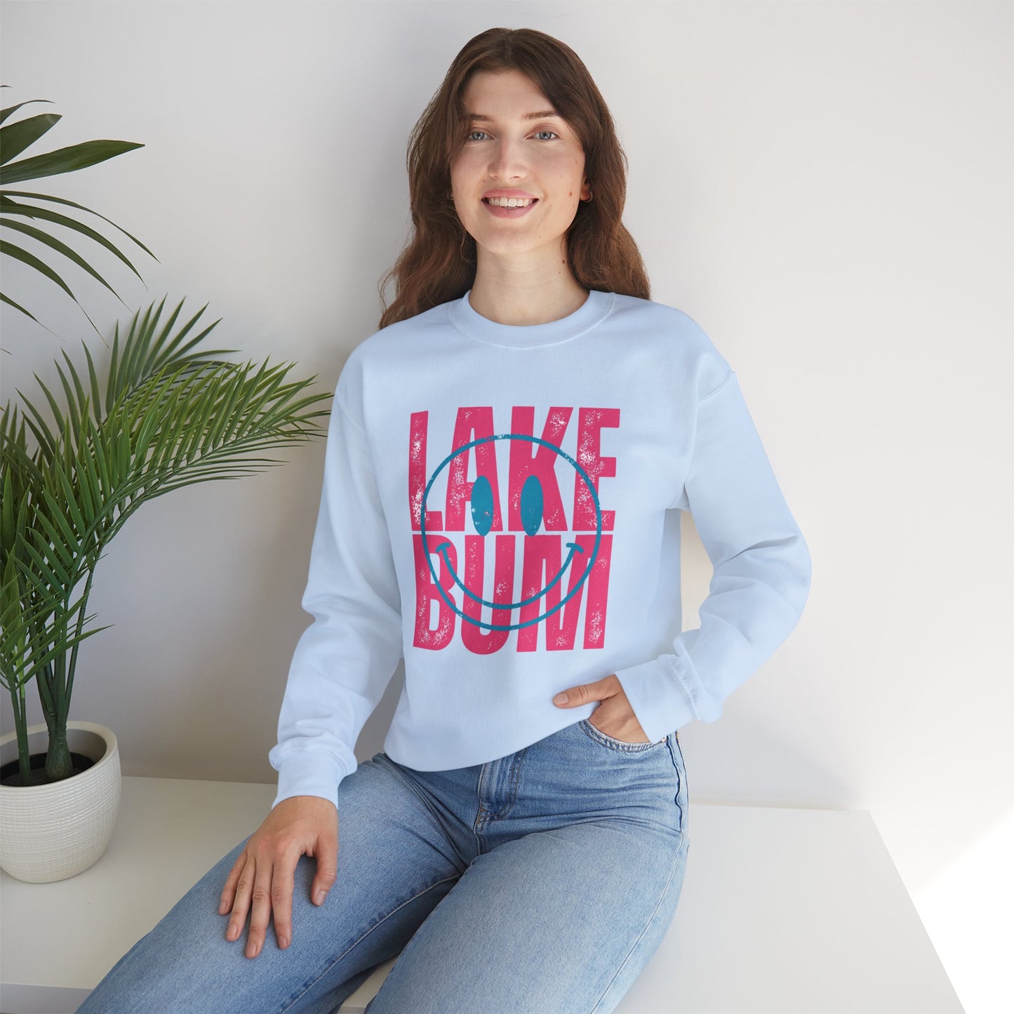 Lake Bum Sweatshirt • Summer Lake Crewneck • Lake Life Mom Sweatshirt • Beach Vacation Pullover • Coastal Crewneck