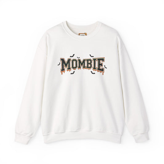 Mombie Crewneck Sweatshirt - Cozy Halloween Apparel, Great Gift for Moms, Fall Fashion, Spooky Season, Funny Sweater