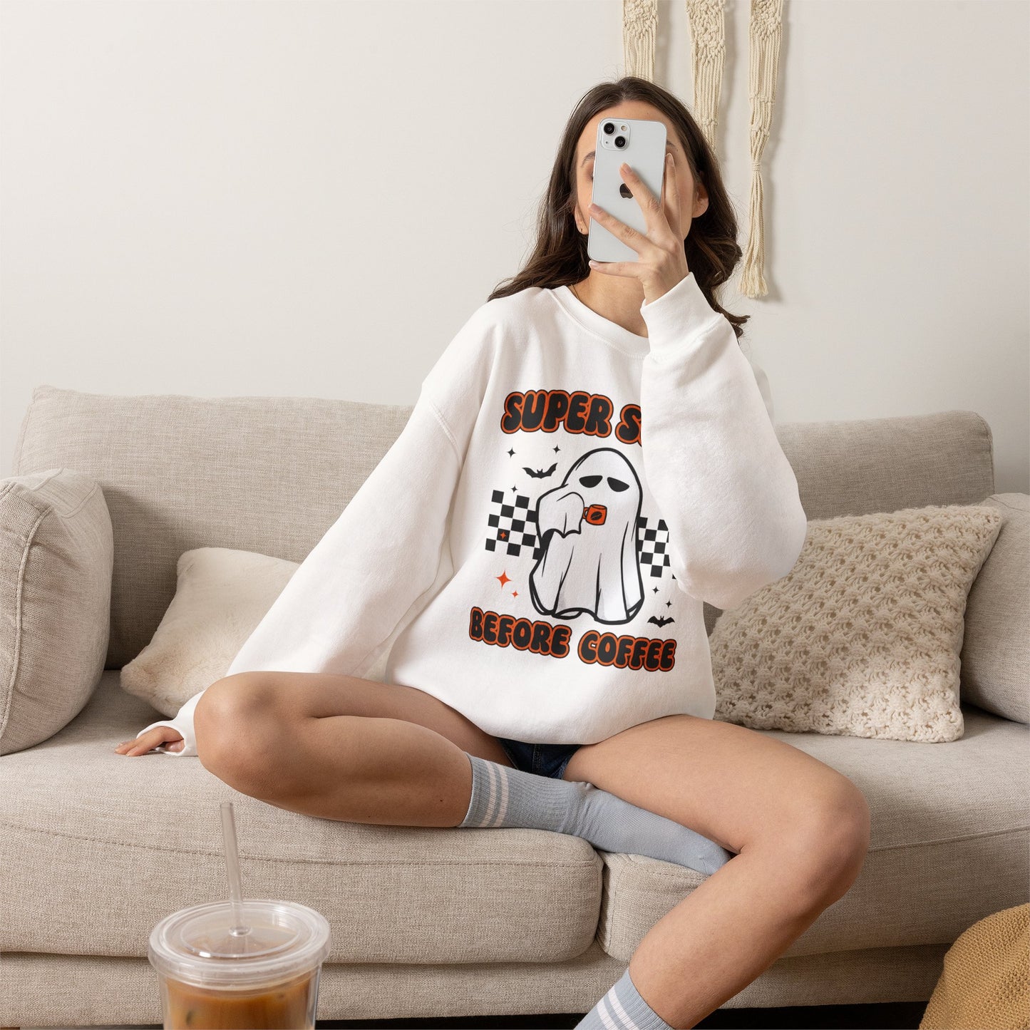 Super Scary Before Coffee Sweatshirt