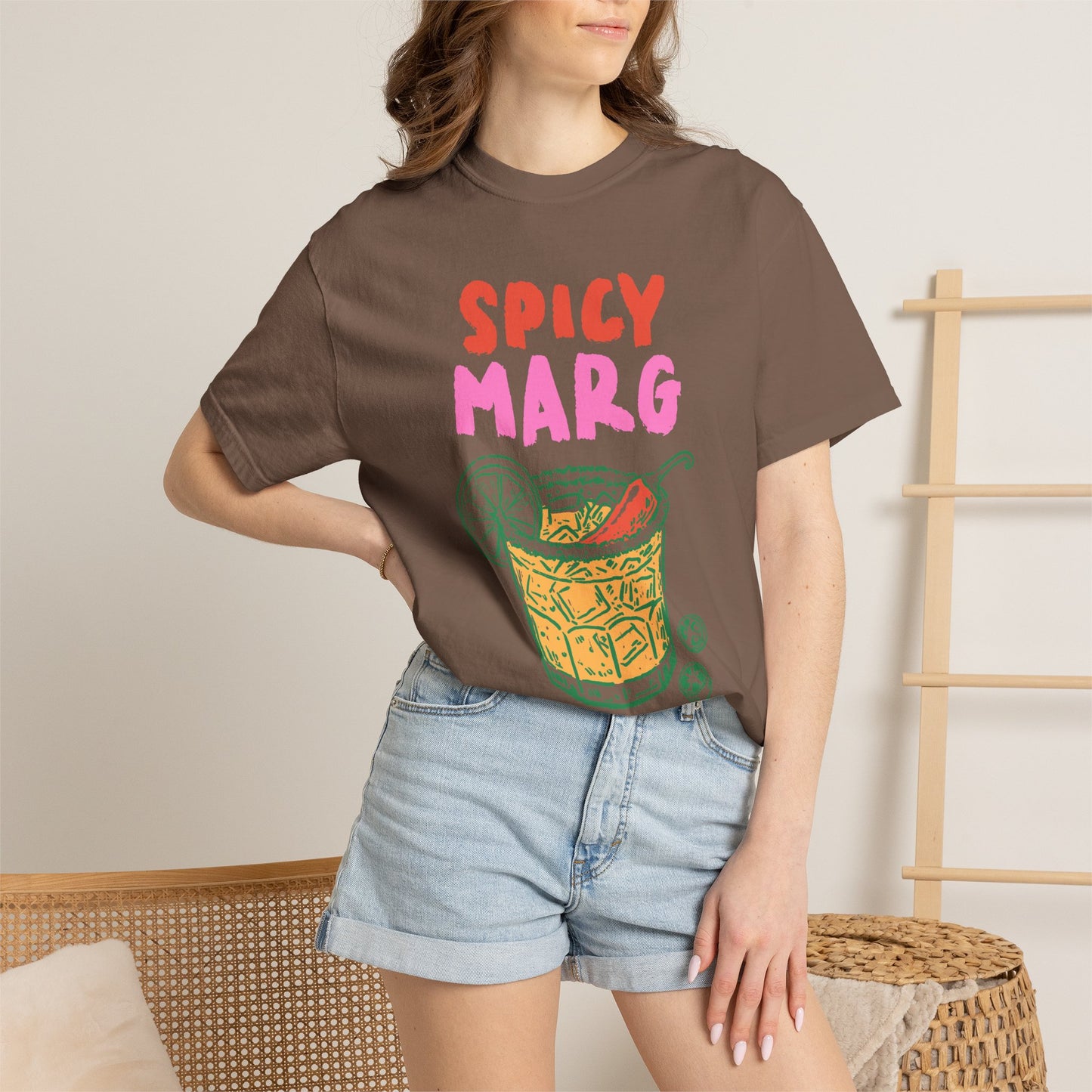 Spicy Marg Graphic Tee • Margarita Summer Shirt • Girls Night Beach Tee • Summer Vacation Outfit • Fiesta Shirt