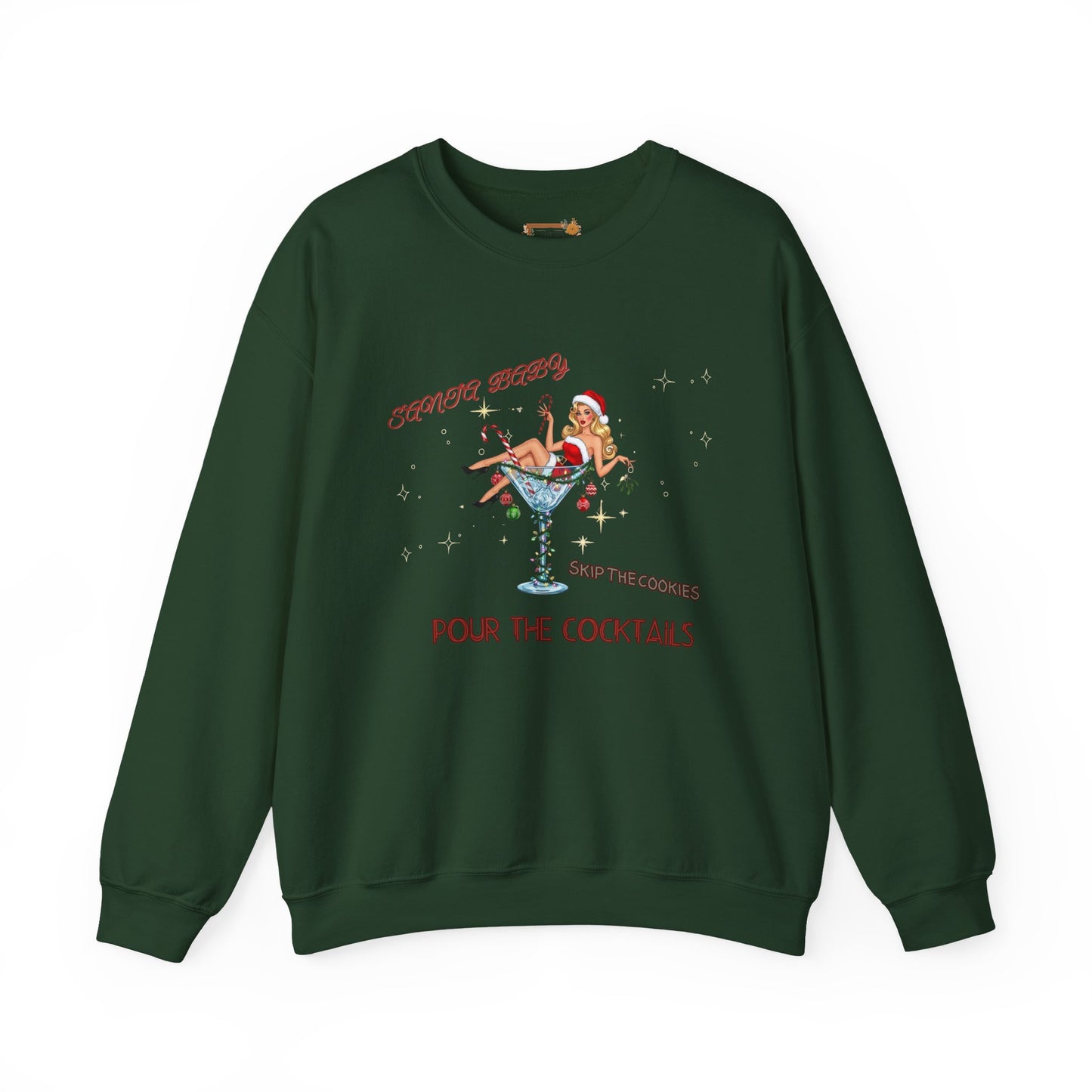 Santa Baby Cocktail Sweatshirt