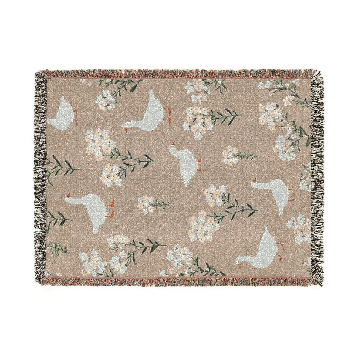 Nursery Duck Woven Blanket — Cozy Baby Shower & Nursery Throw