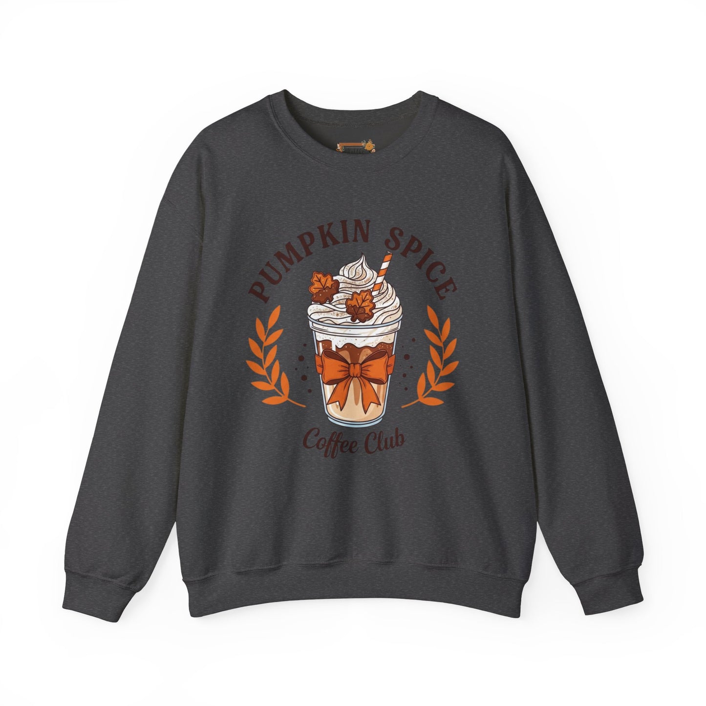 Pumpkin Spice Coffee Club Sweatshirt, Cozy Fall Apparel, Unisex Crewneck, Gift for Coffee Lovers, Autumn Fashion