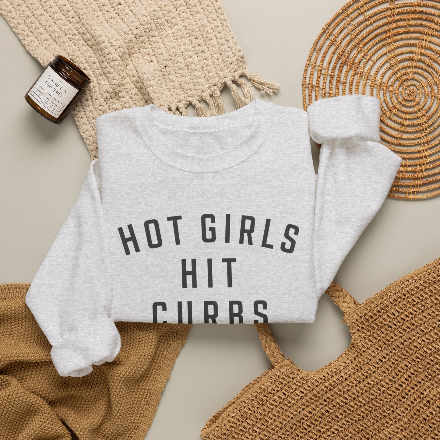 Hot Girls Hit Curbs Sweatshirt
