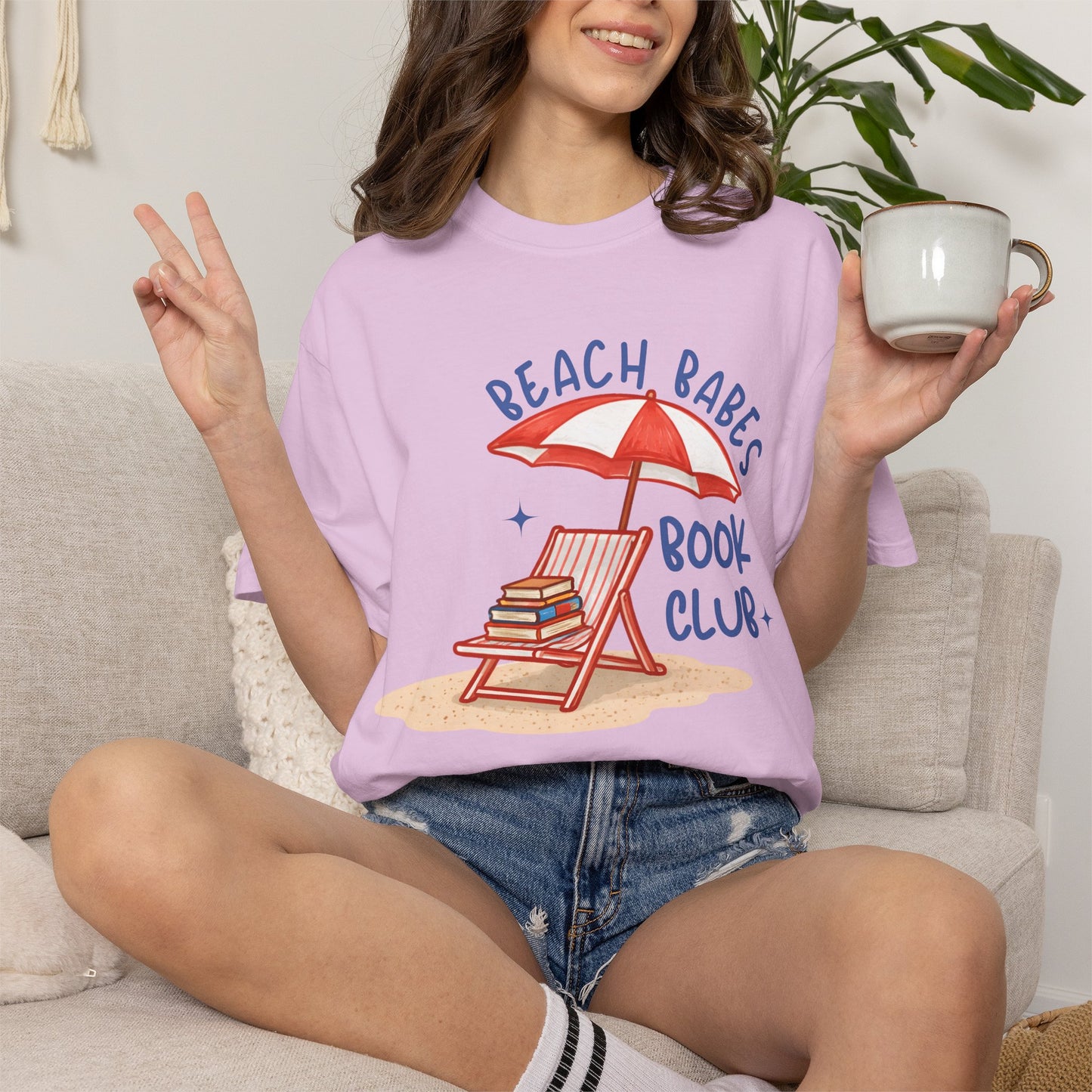 Beach Babes Book Club Shirt • Beach Reader Graphic Tee • Coastal Summer Book Lover Shirt • Vacation Outfit