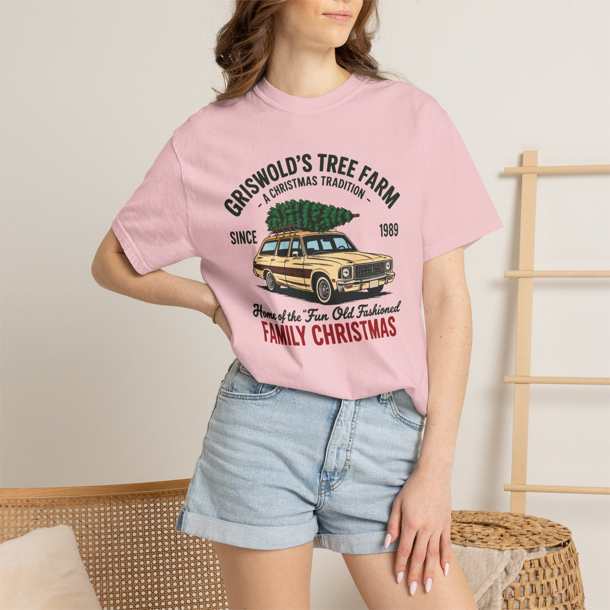 Christmas Tree Farm Tee — “Griswold’s Tree Farm” Family Christmas Graphic T-Shirt