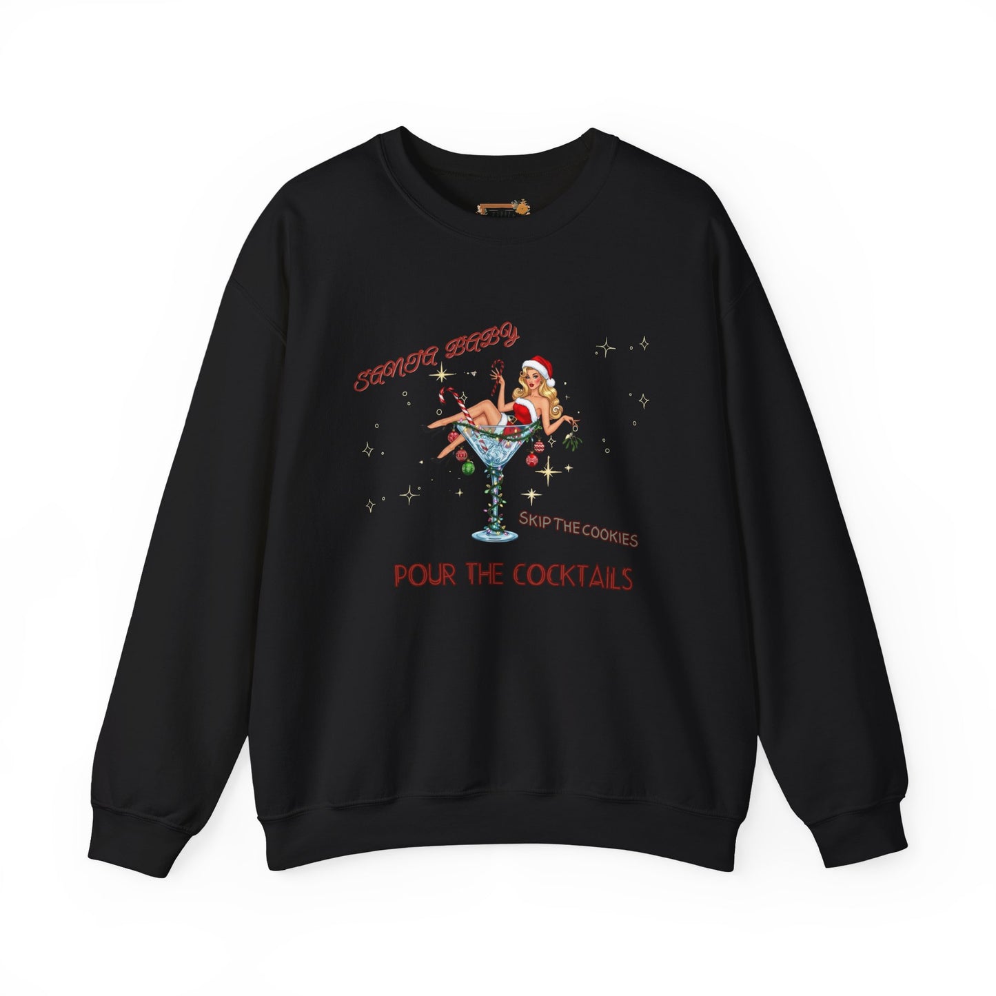Santa Baby Cocktail Sweatshirt