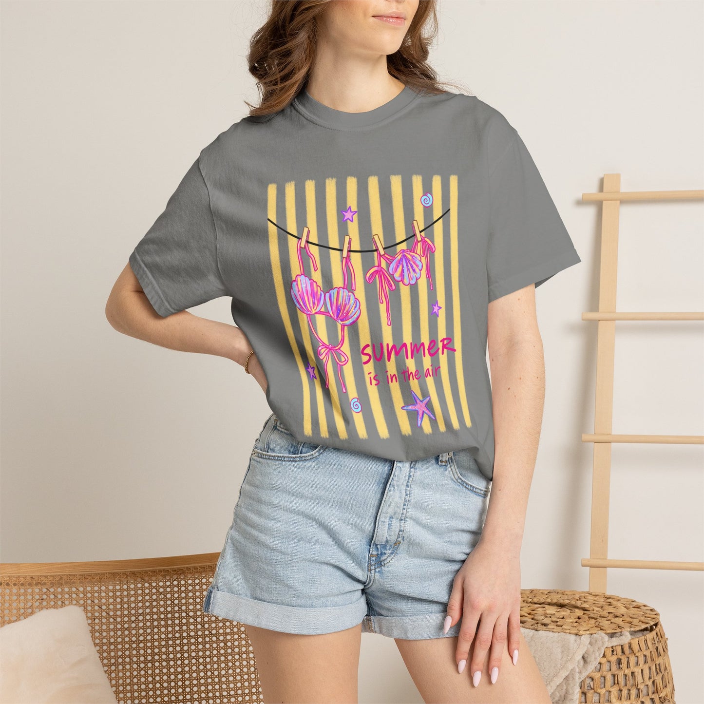 Summer Is In The Air Shirt • Beach Vacation Graphic Tee • Bikini Summer Shirt • Coastal Vacation Outfit