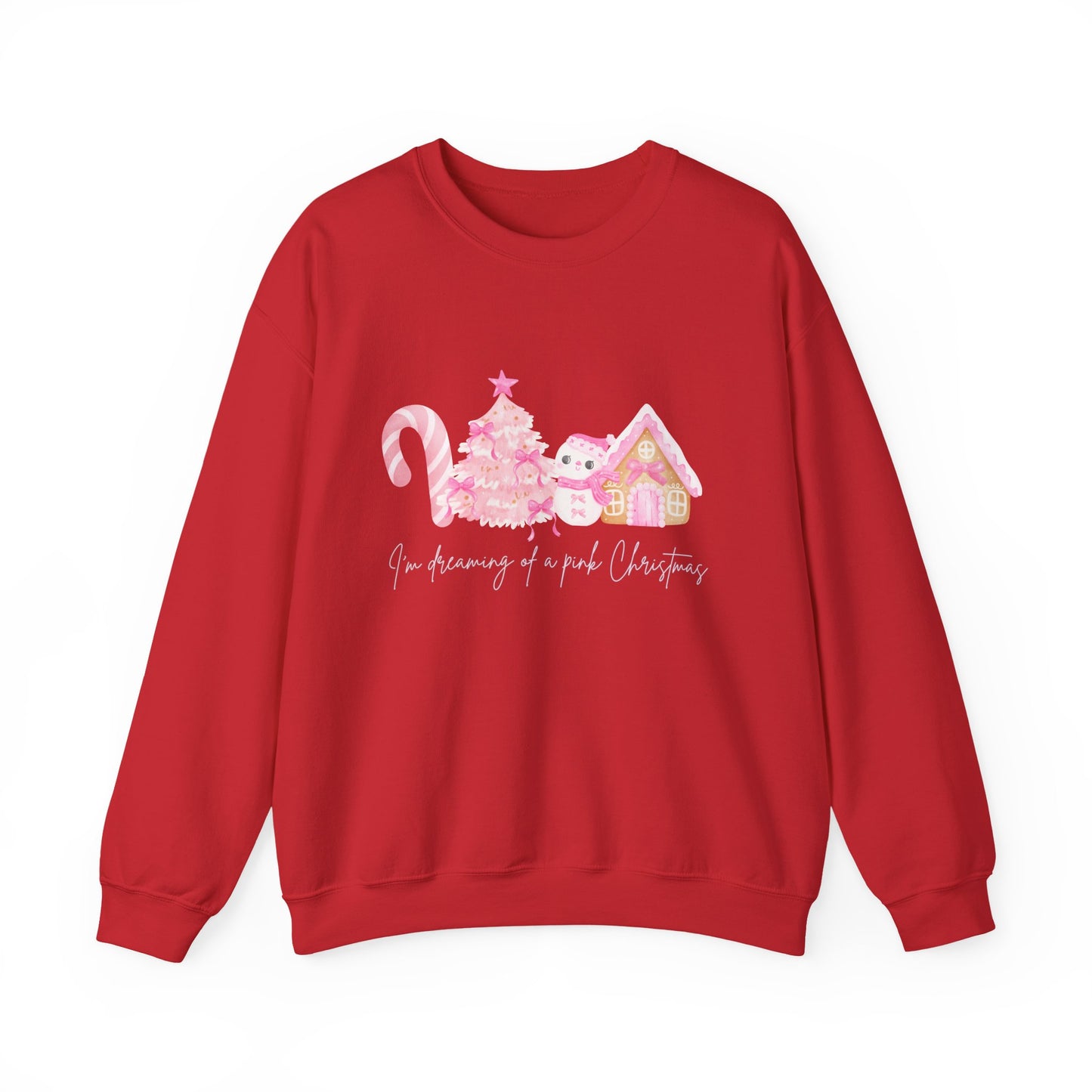 Pink Christmas Crewneck Sweatshirt