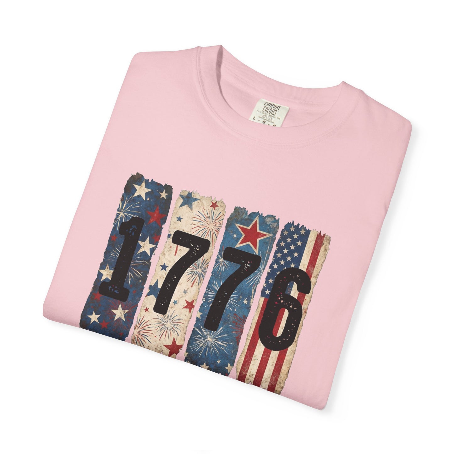 1776 Vintage America T-Shirt • Retro 4th of July Shirt • Red White Blue Graphic Tee