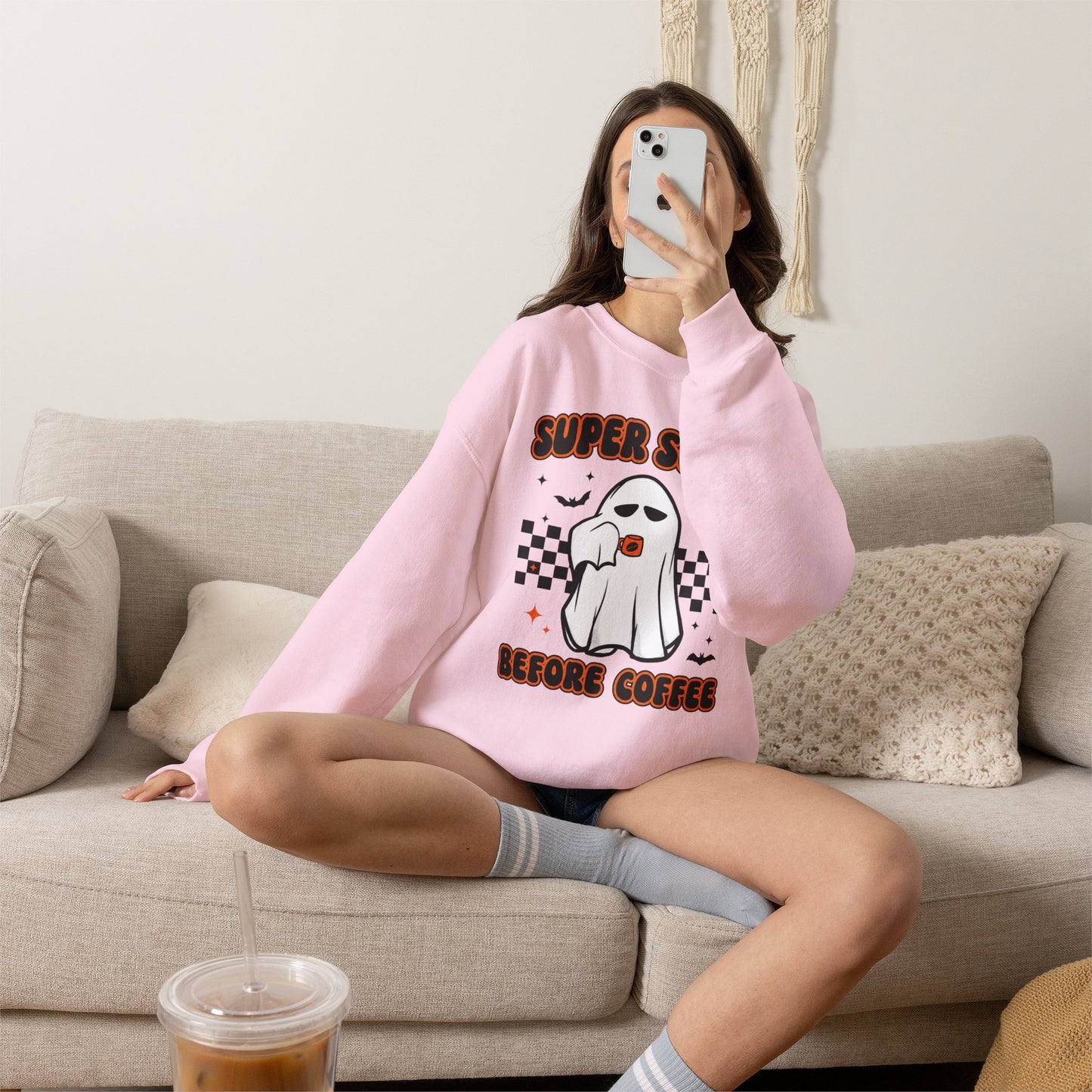 Super Scary Before Coffee Sweatshirt