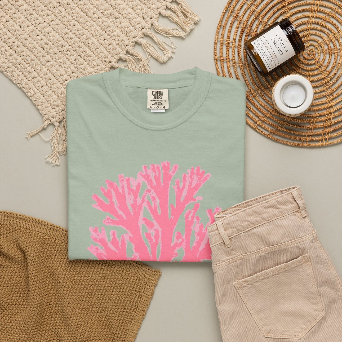 Ocean Club Summer Shirt • Pink Coral Beach Tee • Coastal Vacation Graphic Shirt • Beach Trip Outfit