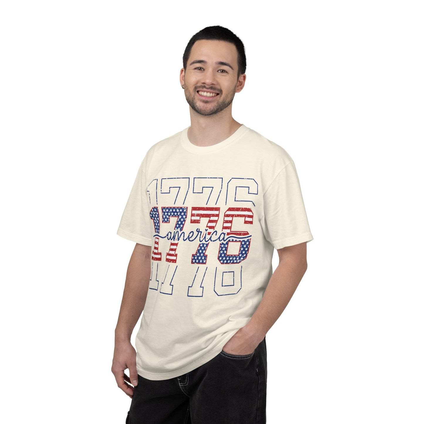 1776 Red White Blue Fourth of July T-Shirt • Vintage Patriotic Graphic Tee