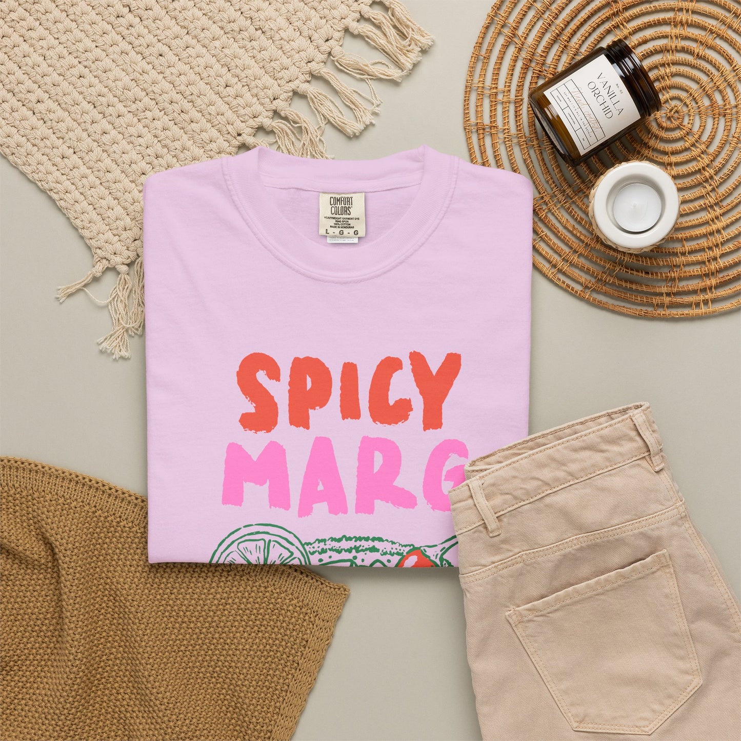 Spicy Marg Graphic Tee • Margarita Summer Shirt • Girls Night Beach Tee • Summer Vacation Outfit • Fiesta Shirt
