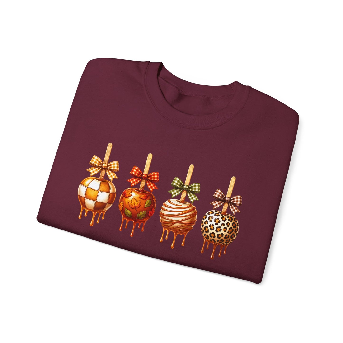 Caramel Apple Crewneck • Fall Apple Shirt • Autumn Graphic Tee • Baseball Caramel Apple Tee • Pumpkin Spice Shirt • Cute Fall Sweatshirt • Comfort Colors Tee