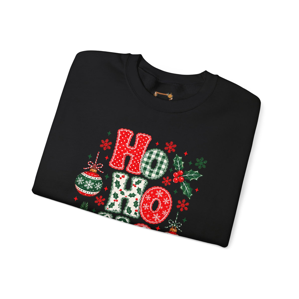 Ho Ho Ho Christmas Sweatshirt, Retro Christmas Crewneck, Gildan Holiday Sweatshirt, Festive Christmas Sweater, Christmas Gift
