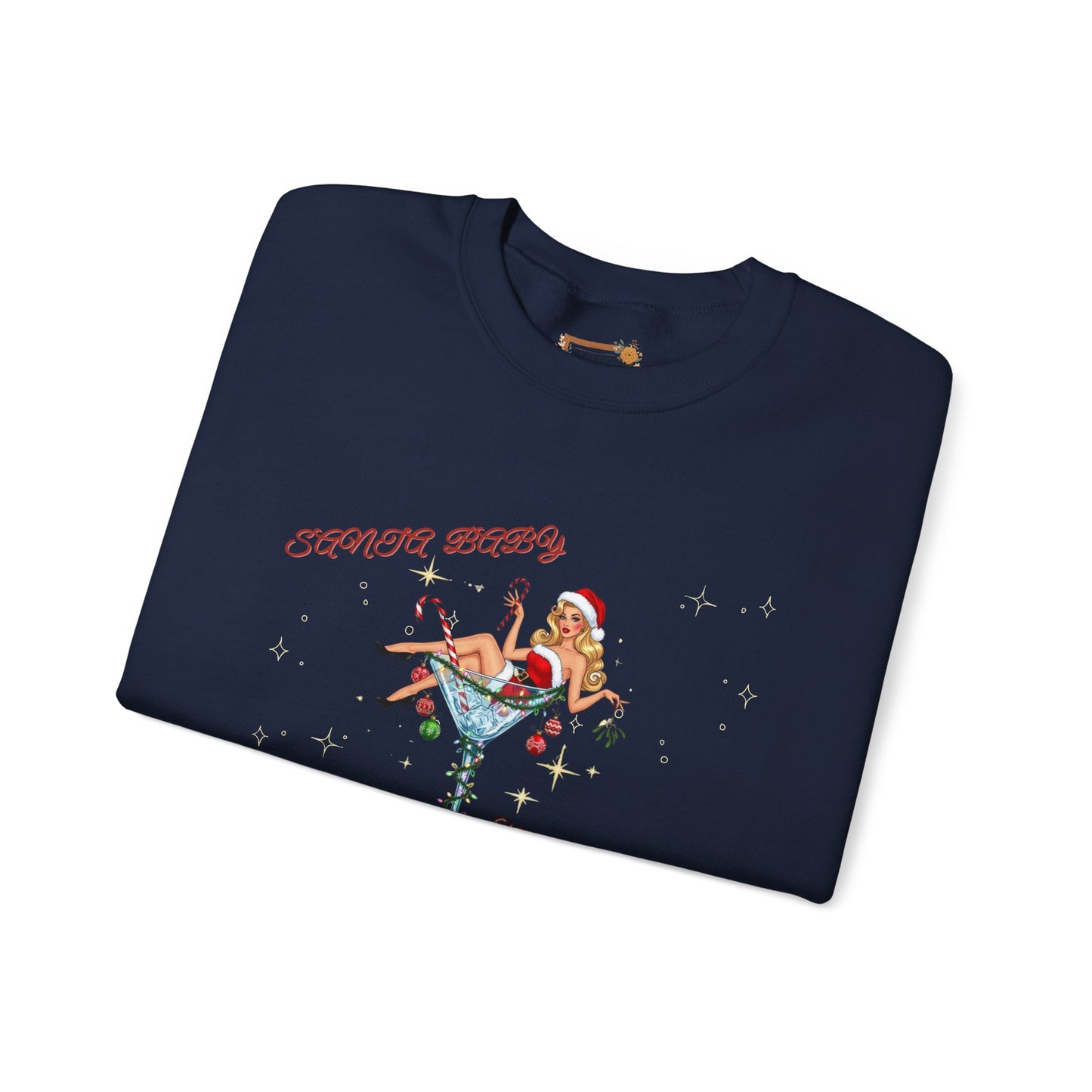 Santa Baby Cocktail Sweatshirt