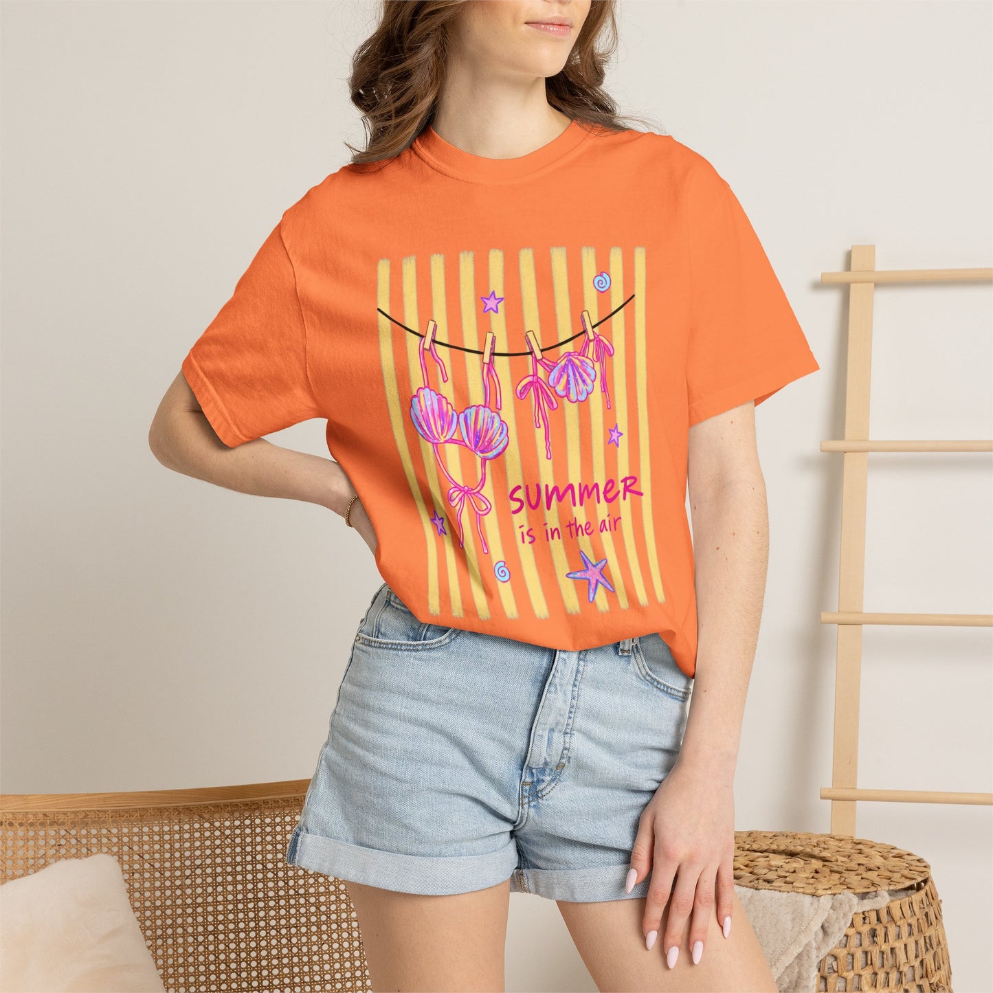 Summer Is In The Air Shirt • Beach Vacation Graphic Tee • Bikini Summer Shirt • Coastal Vacation Outfit
