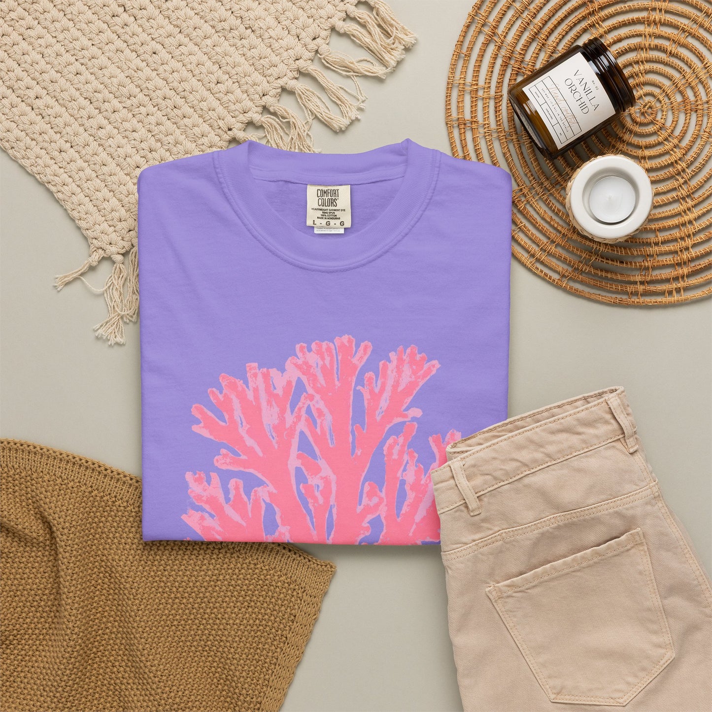 Ocean Club Summer Shirt • Pink Coral Beach Tee • Coastal Vacation Graphic Shirt • Beach Trip Outfit